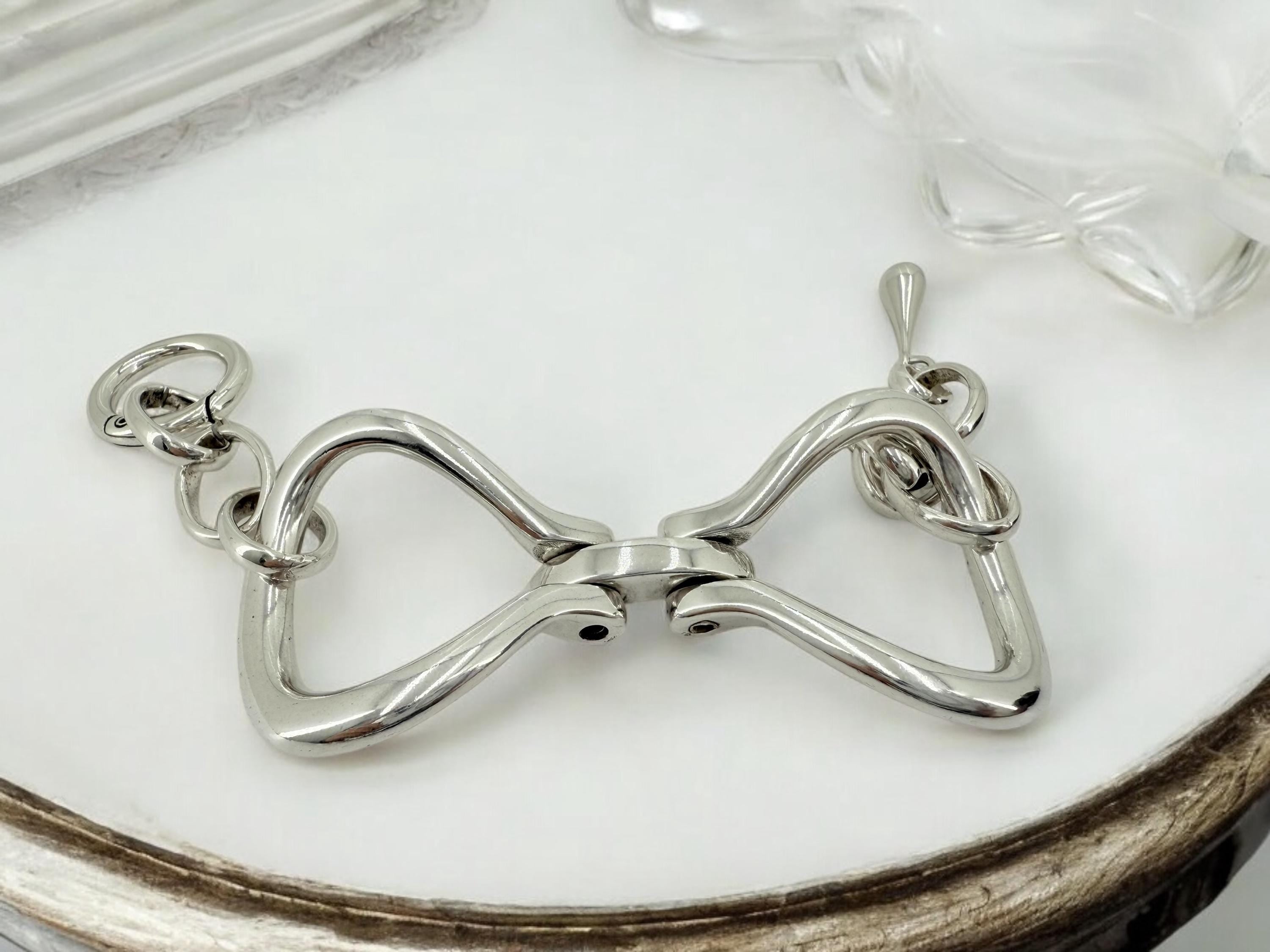 Silver bracelet, chunky silver cuff, bold chain bracelet, uno de 50 style, gift for her, hypoallergenic, high-quality silver-plated zamak