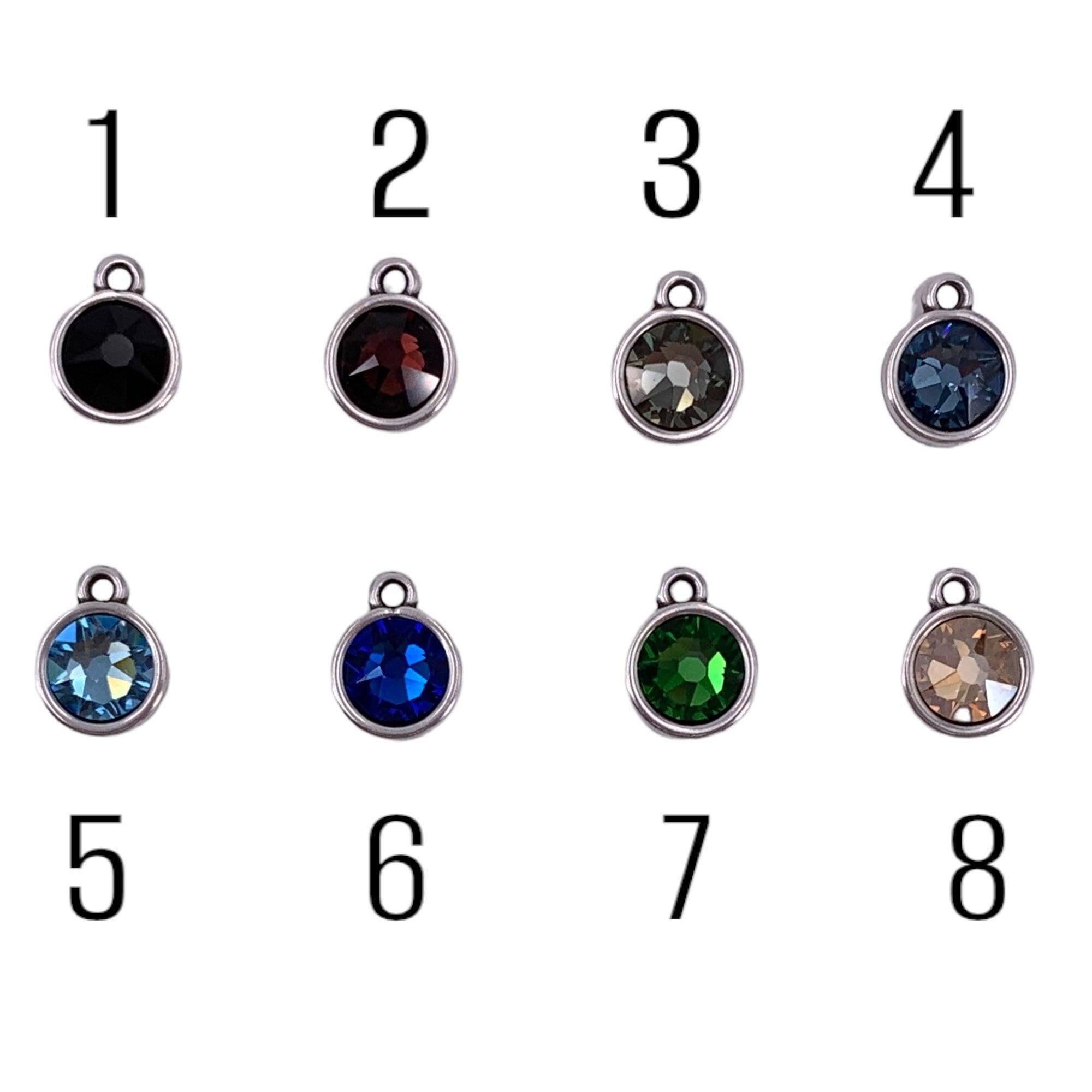 Modern Silver Rolo Chain Bracelet – Swarovski Crystal Charm – Bold Feminine Design – Custom Fit Toggle Closure, uno de 50 style