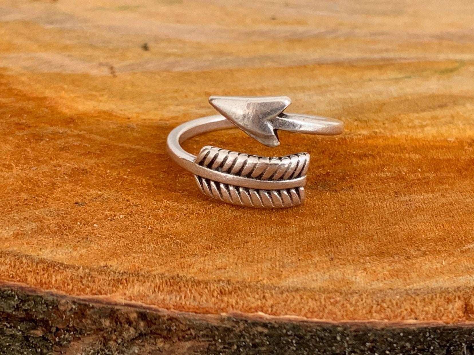 Arrow ring, adjustable arrow, silver ring, tribal boho rings, woman boho ring.