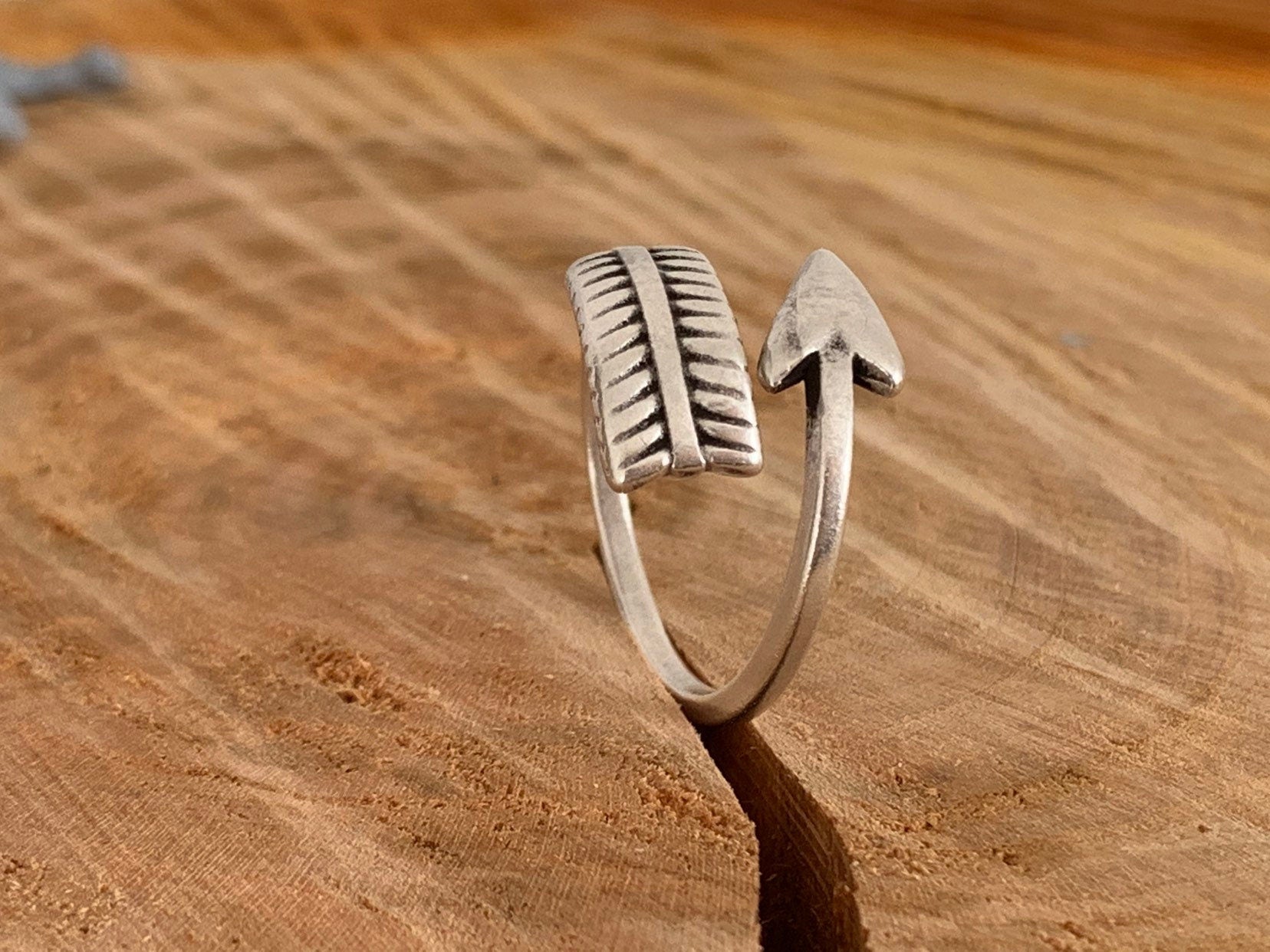 Arrow ring, adjustable arrow, silver ring, tribal boho rings, woman boho ring.