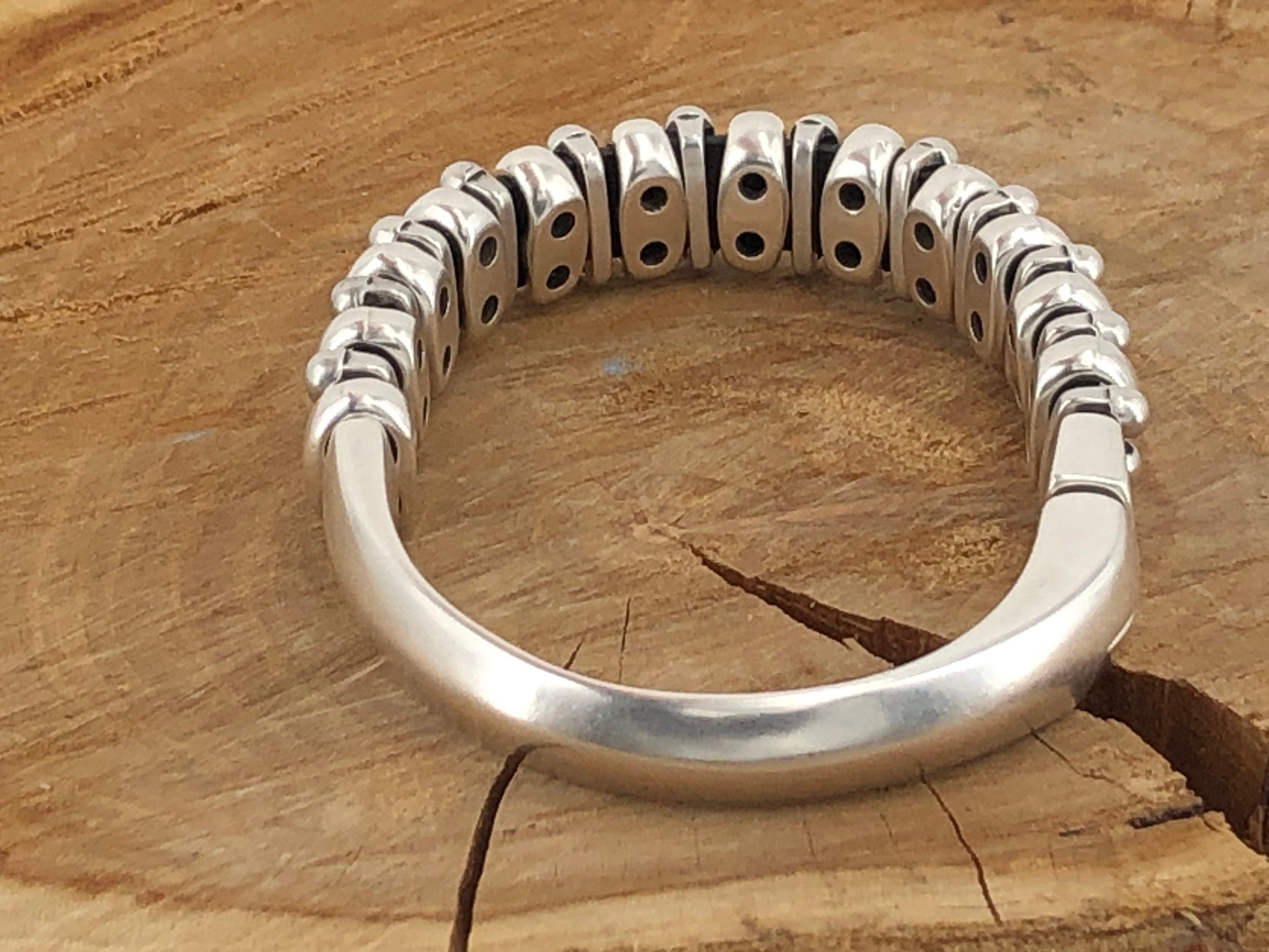 Chunky silver bracelets for men, silver cuff bracelet, metal half cuff bracelet, heavyweight silver bracelets, half cull bracelet, bangle