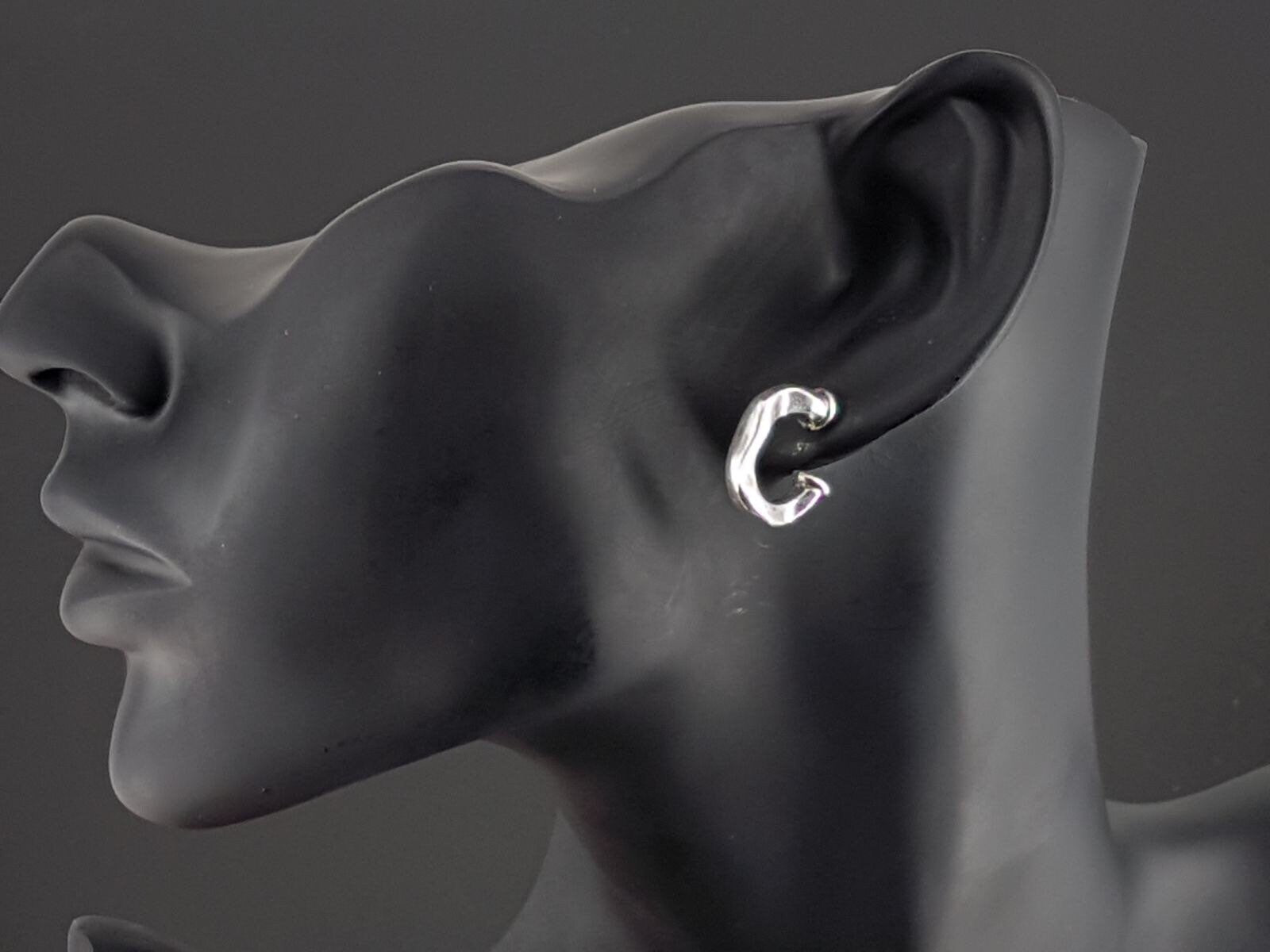 Hoop earrings, silver earrings, statement earrings, chunky earrings, boho earrings, silver hoops, uno de 50 Style
