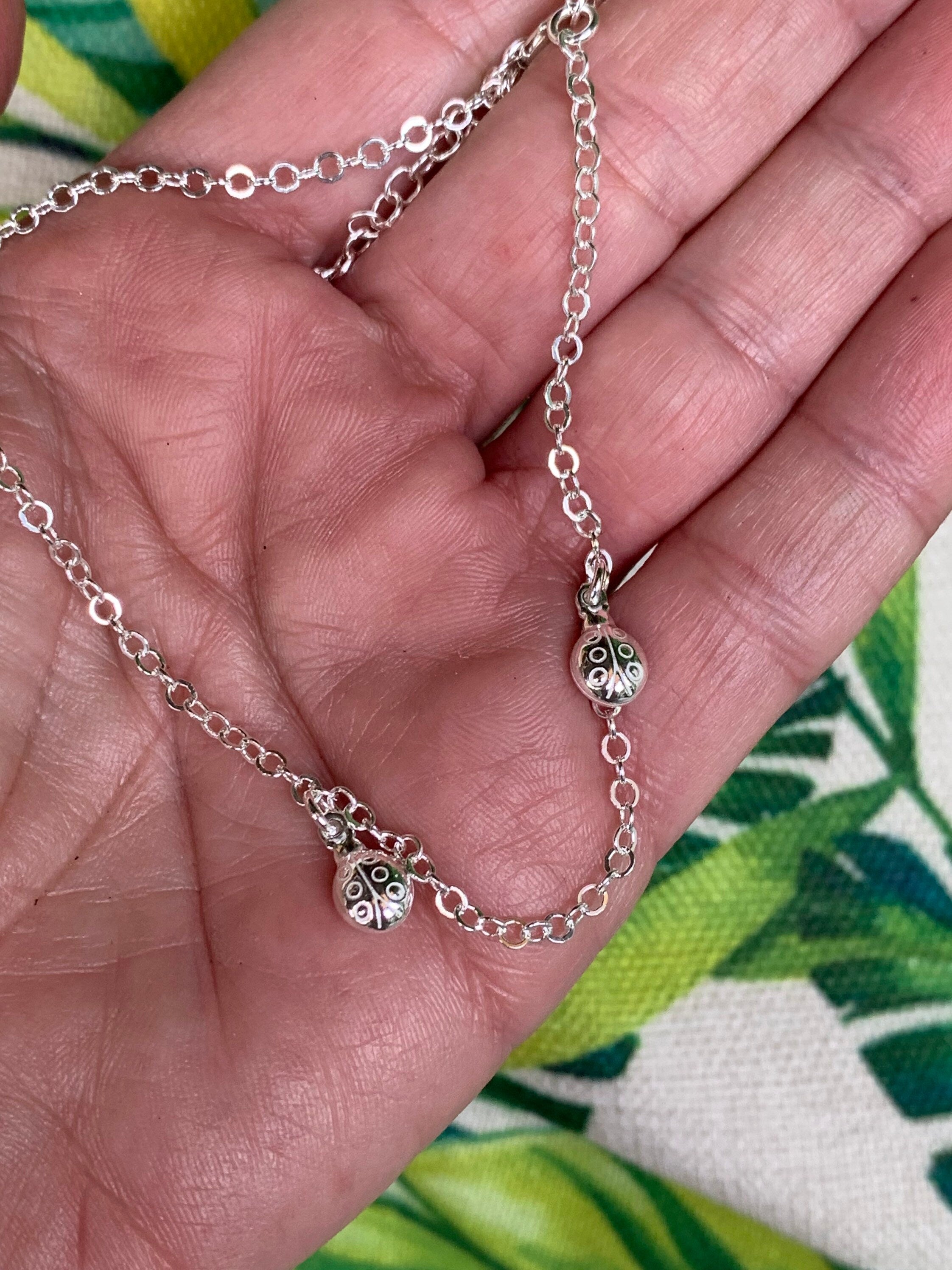 bohemian silver delicate balls chain ankle bracelet, dainty 925 sterling silver anklet, delicate silver anklet, sparkly anklet, gift for her