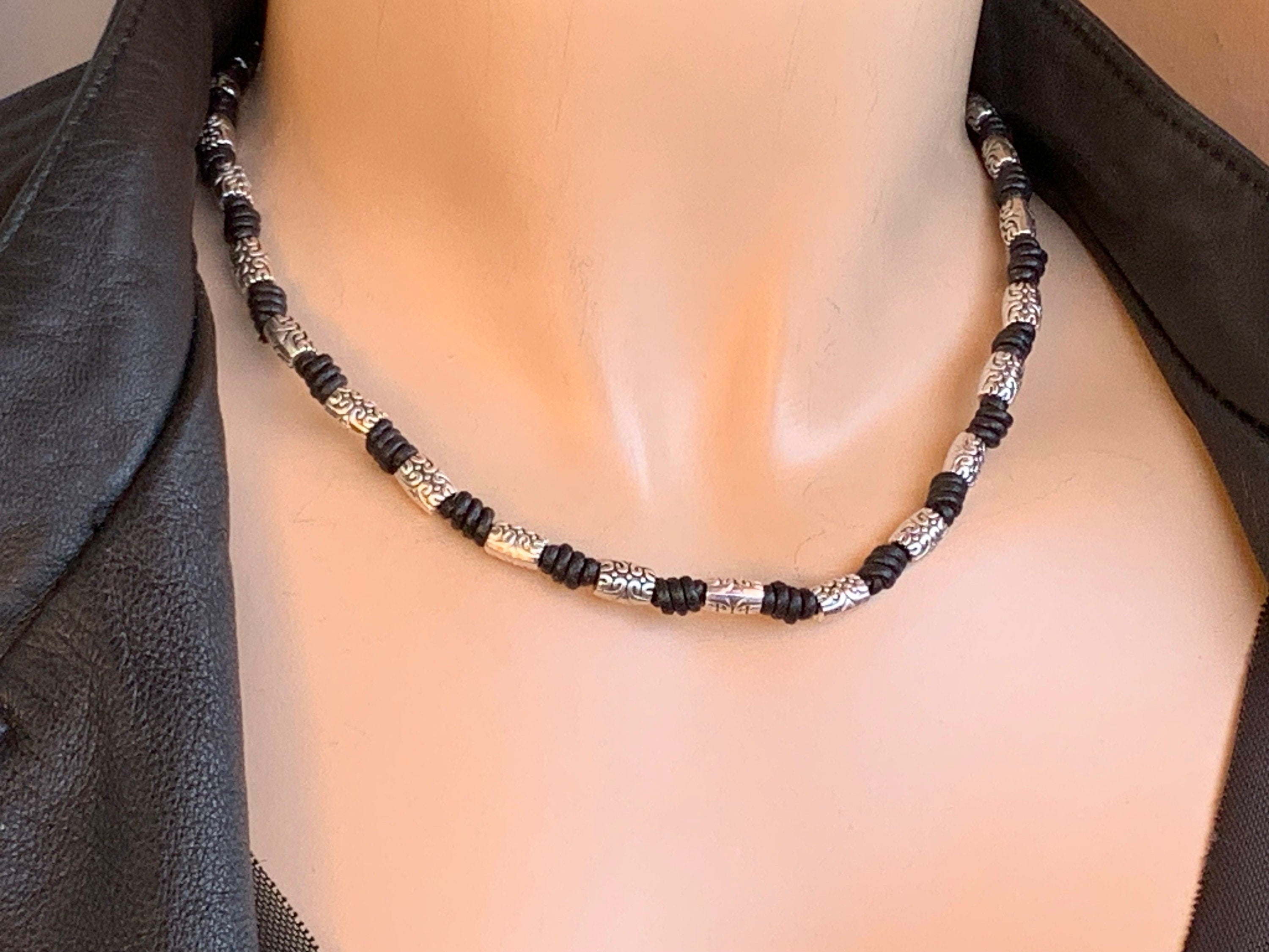 leather choker, minimalist choker, summer choker, leather necklace, style, boho choker, leather jewelry, everyday jewelry, charms