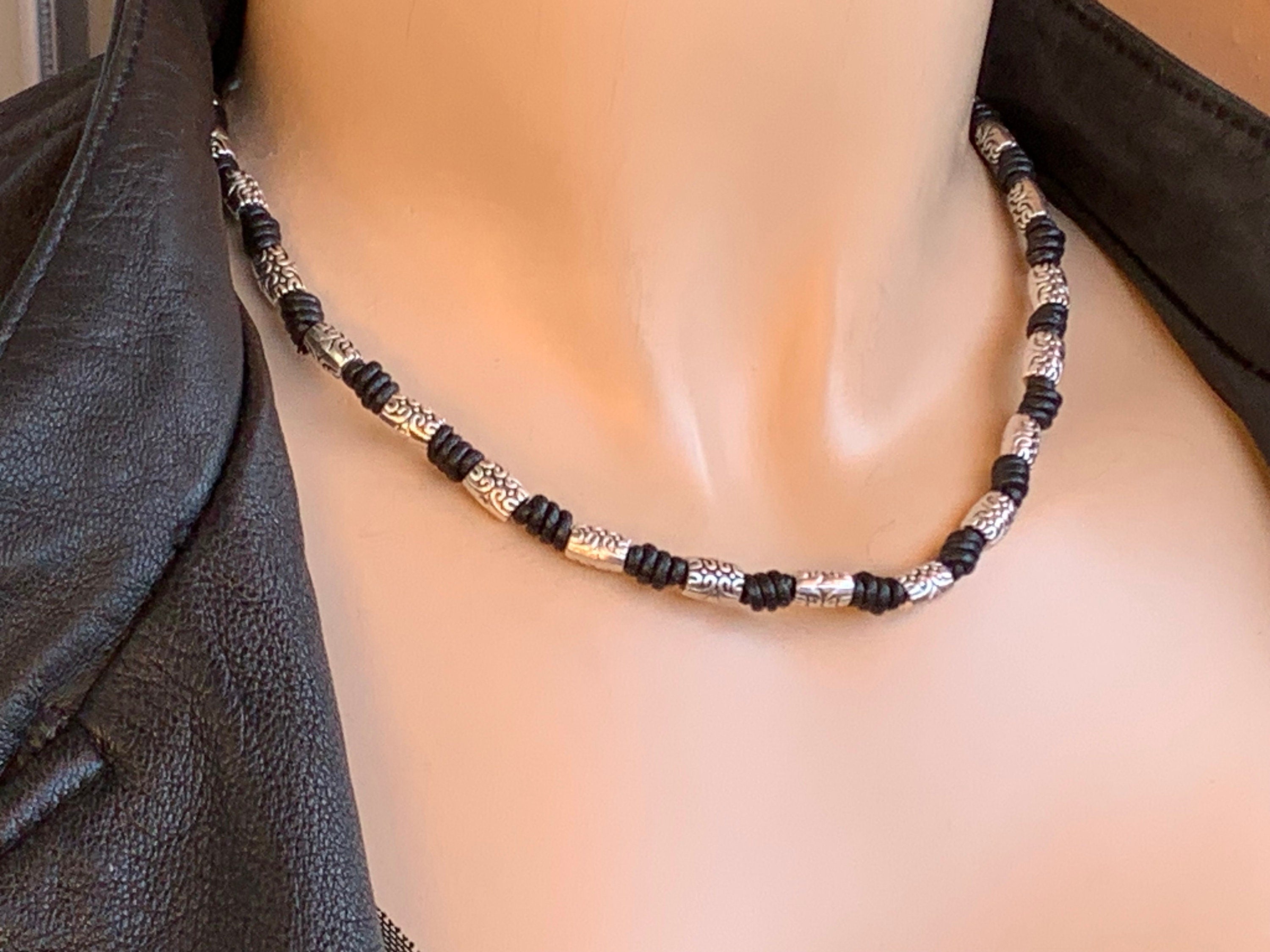 leather choker, minimalist choker, summer choker, leather necklace, style, boho choker, leather jewelry, everyday jewelry, charms