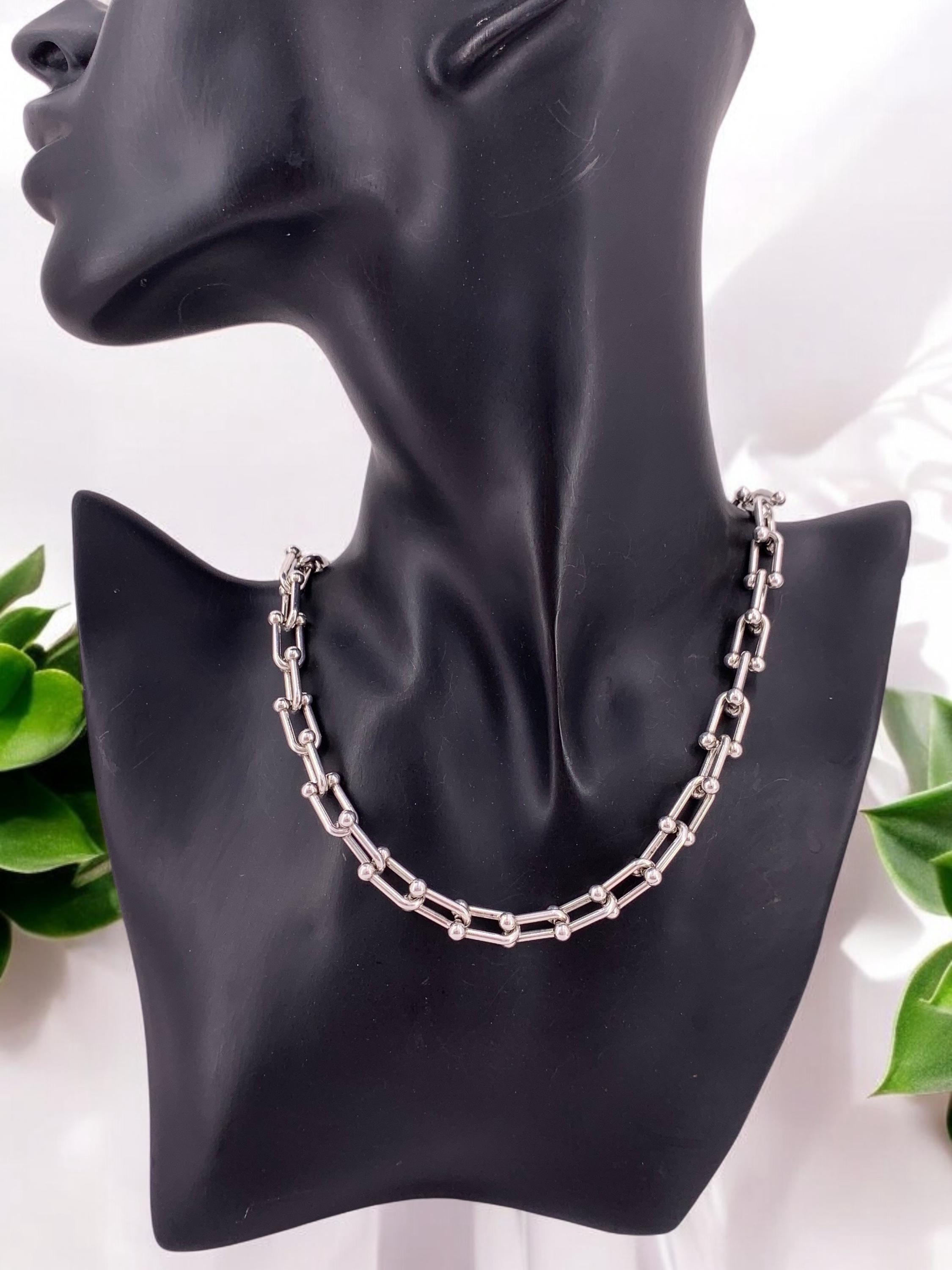 Bulky silver chain necklace, bold necklace, statement necklace, heavyweight chain necklace, simple chunky chain necklace, uno de 50 style