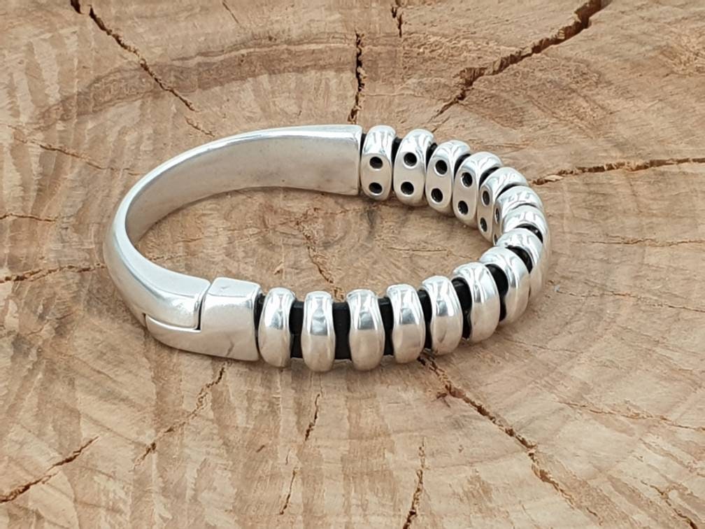 Metal bracelet, industrial bracelet, manly bracelet, for him, men gift, metal bracelet, masculine bracelet, Etsy star