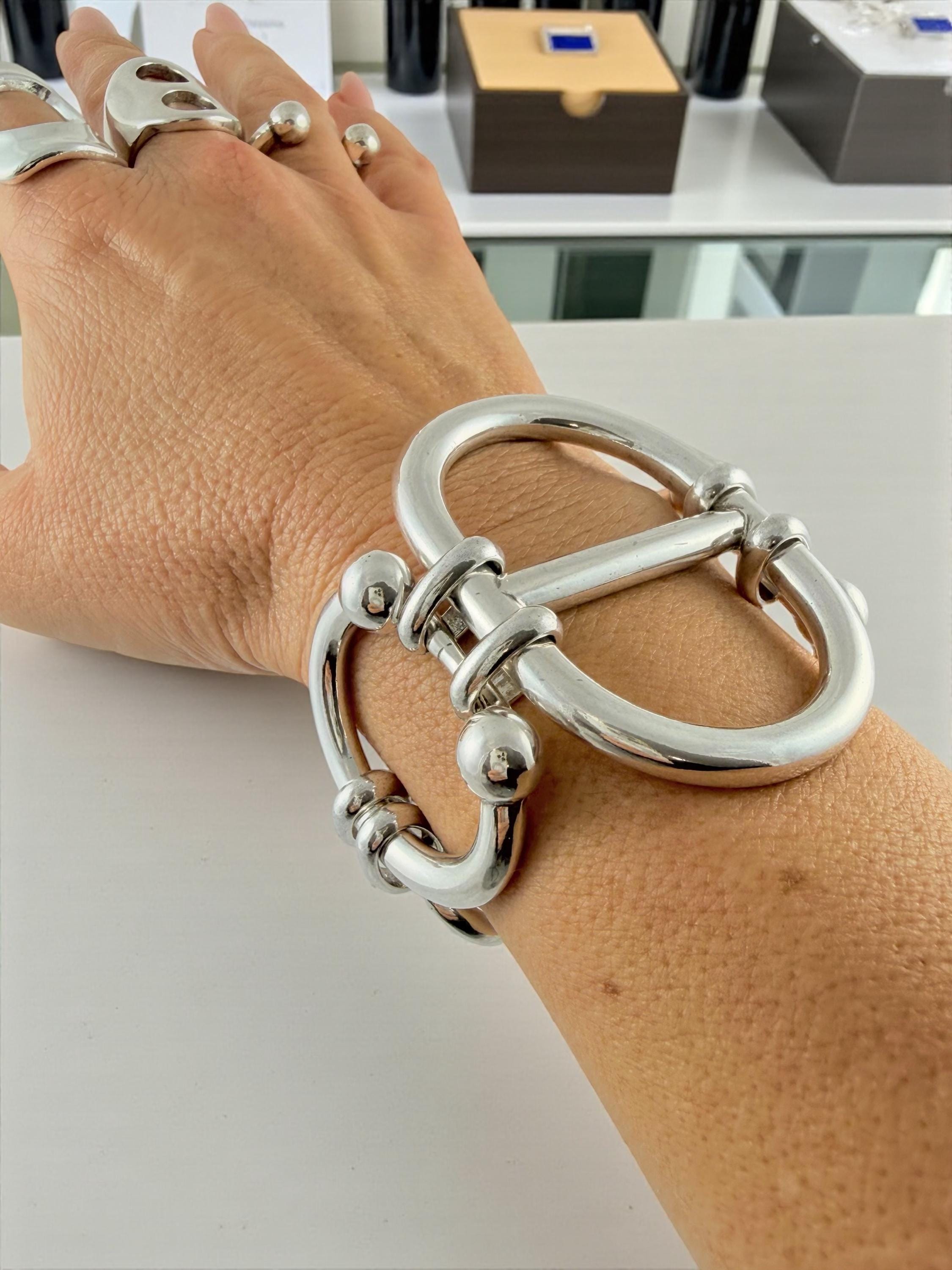 Chunky Silver extra large Link Bracelet – Bold Mariner Chain Design – Adjustable Statement Jewelry For large wrist