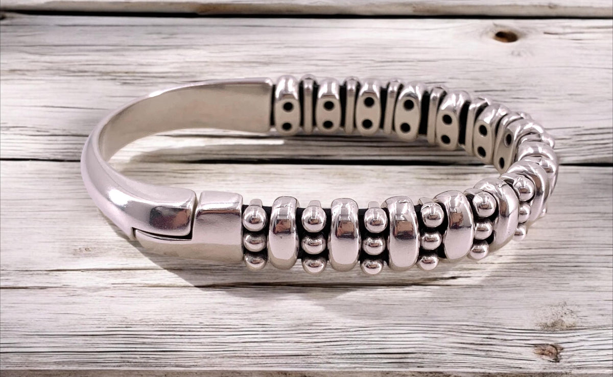 Chunky silver bracelets for men, silver cuff bracelet, metal half cuff bracelet, heavyweight silver bracelets, half cull bracelet, bangle