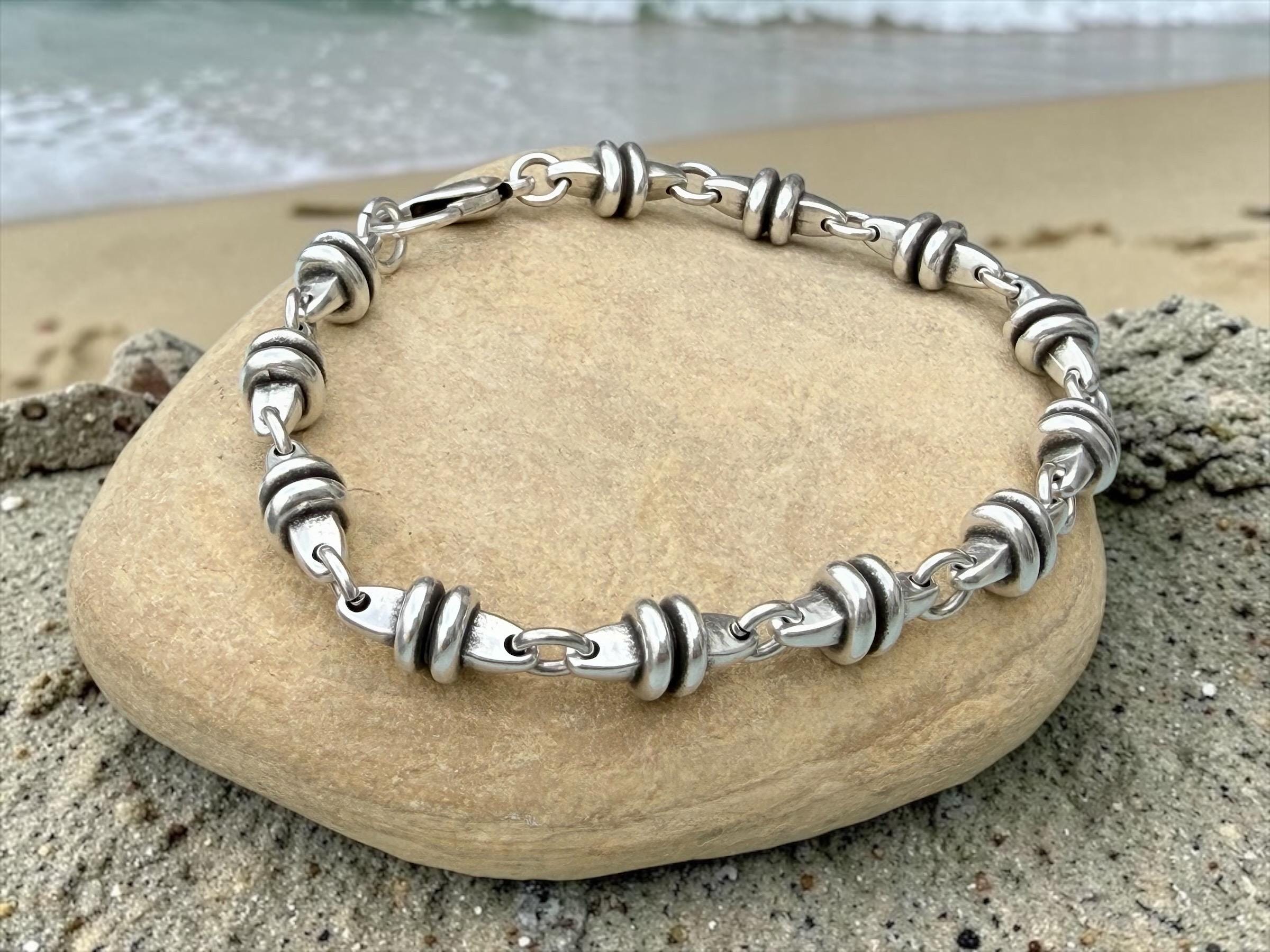 original chain bracelet for men, silver bracelet, male bracelet, bulky bracelet, statement bracelet, manly bracelet, metal bracelet for men