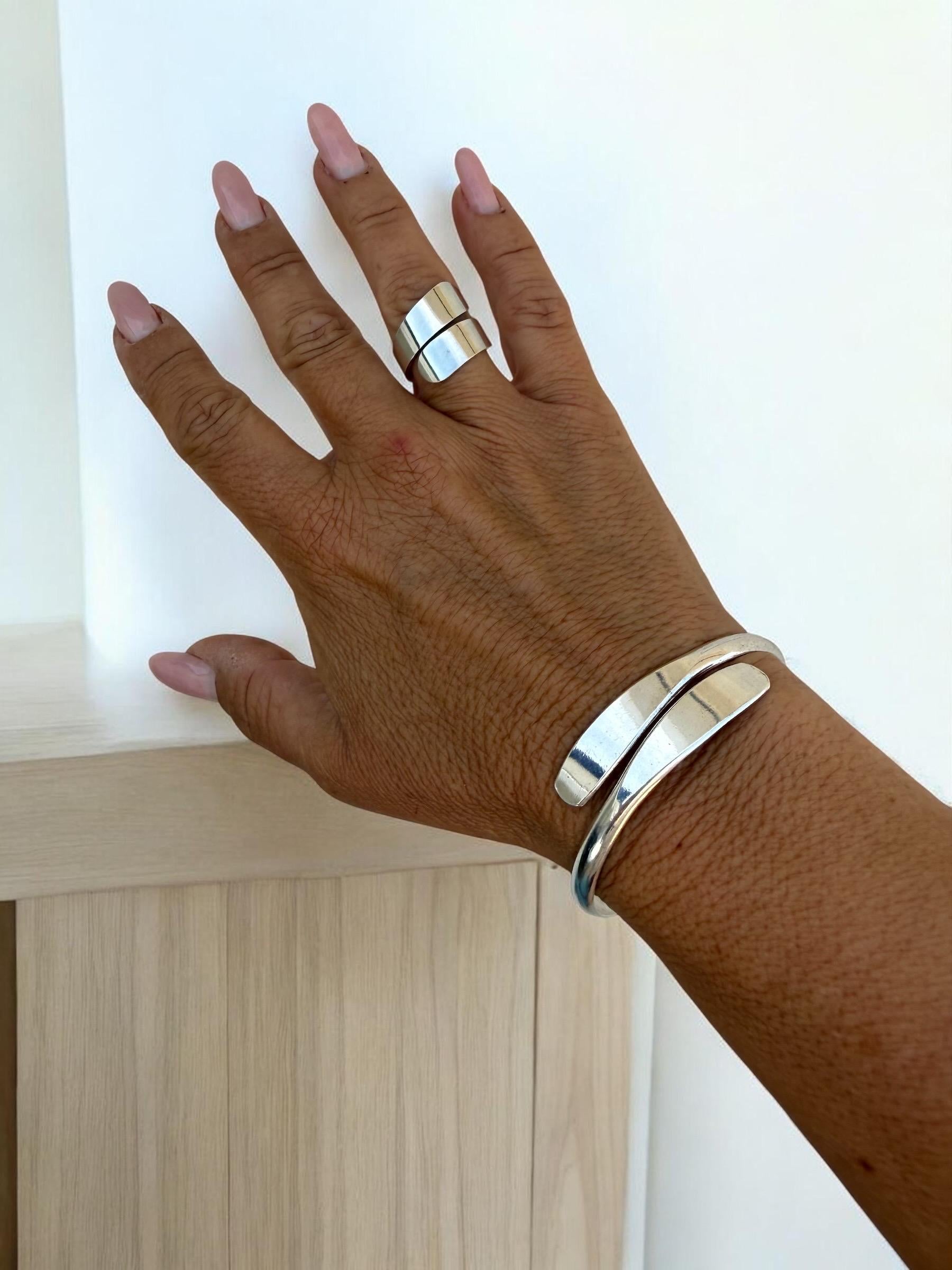 Statement ring, chunky ring, twisted silver ring, wide ring, bold silver ring, oversized ring, ring, gift for women