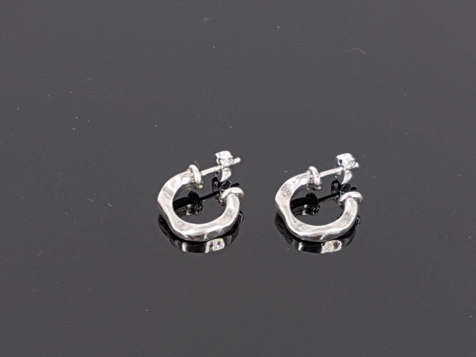 Hoop earrings, silver earrings, statement earrings, chunky earrings, boho earrings, silver hoops, uno de 50 Style
