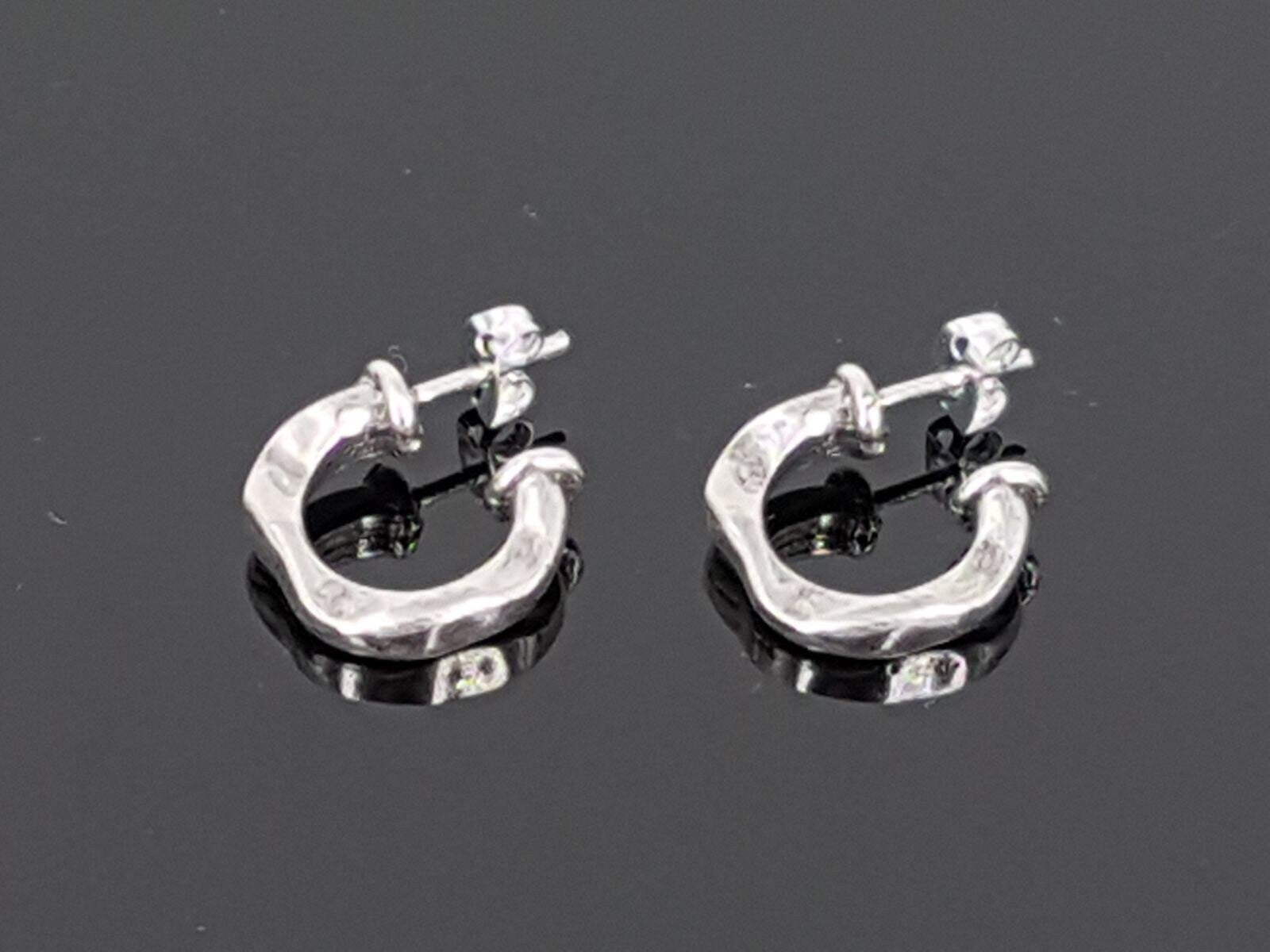 Hoop earrings, silver earrings, statement earrings, chunky earrings, boho earrings, silver hoops, uno de 50 Style
