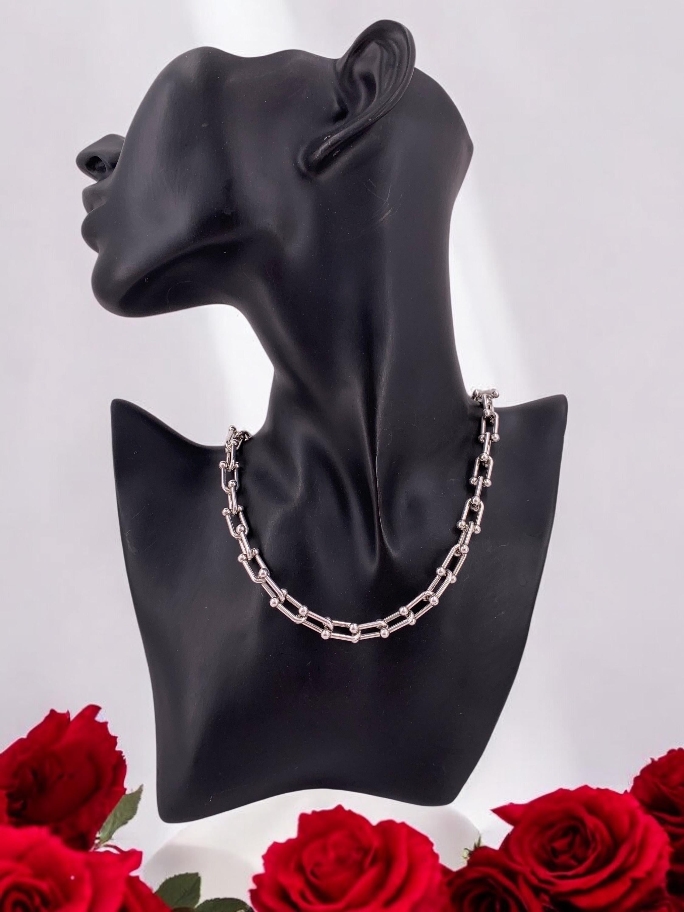 Bulky silver chain necklace, bold necklace, statement necklace, heavyweight chain necklace, simple chunky chain necklace, uno de 50 style