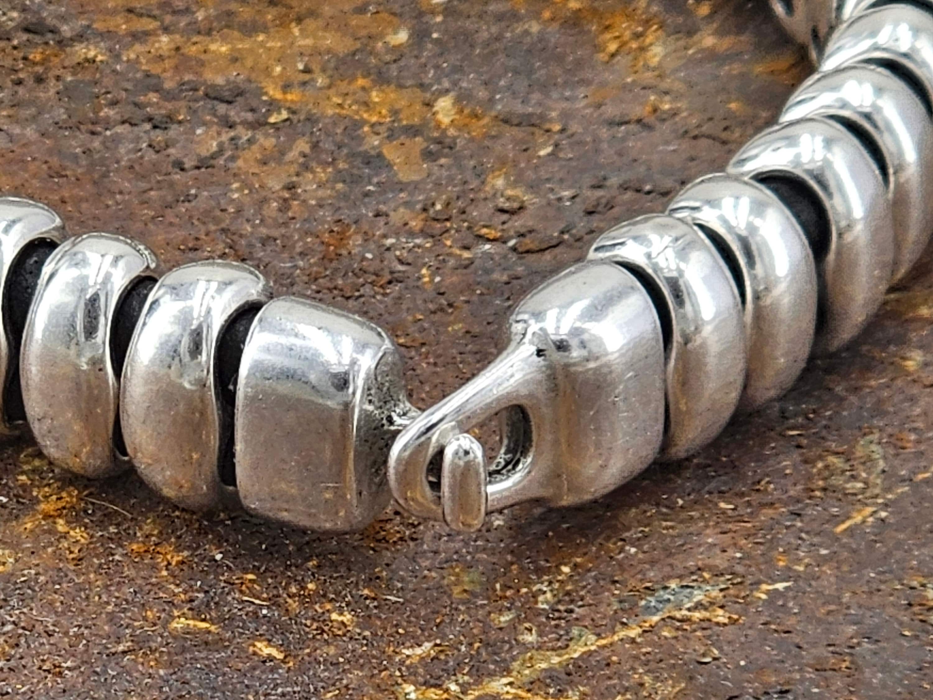 Heavyweight chunky bracelet for men, silver bold bracelet, silver cuff bracelet, statement metal bracelet for men, uno de 50 style bracelets