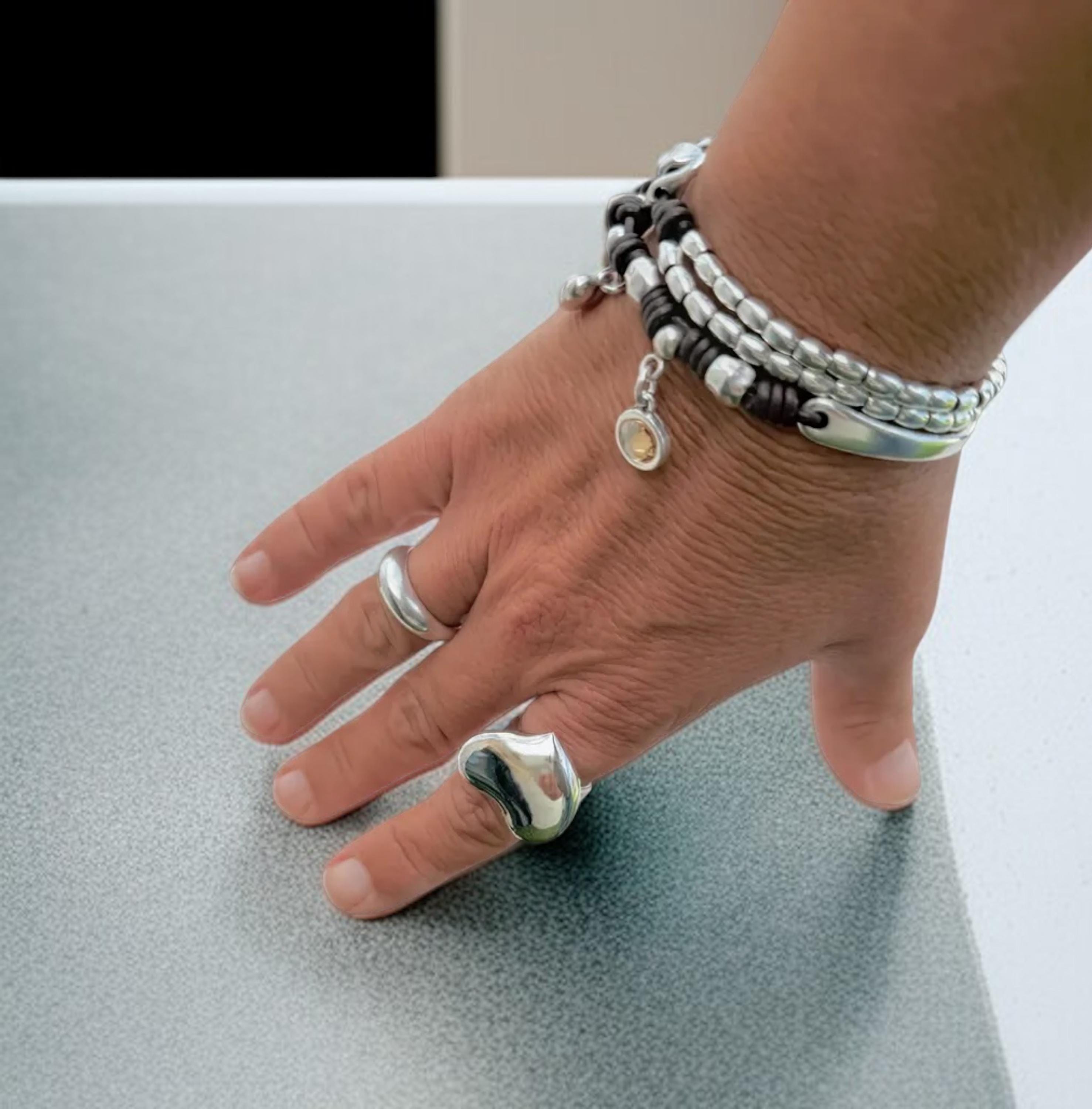 Boho Double-Wrap Leather Bracelet – Swarovski Crystal, Heart & Lock Charms – Handmade Kukuri Jewelry