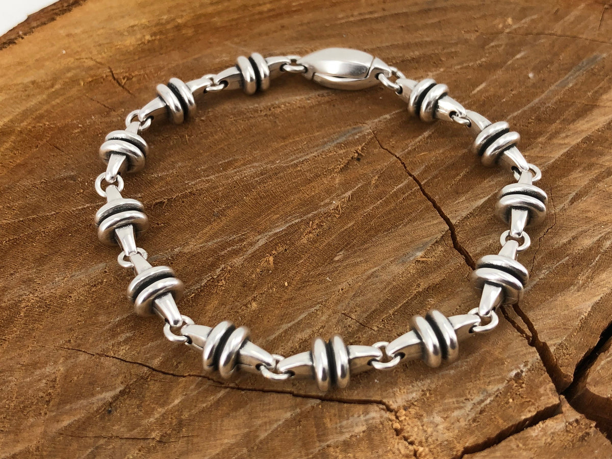 Chunky chain bracelet for men, silver bracelet, male bracelet, bulky bracelet, statement bracelet, manly bracelet, metal bracelet for men