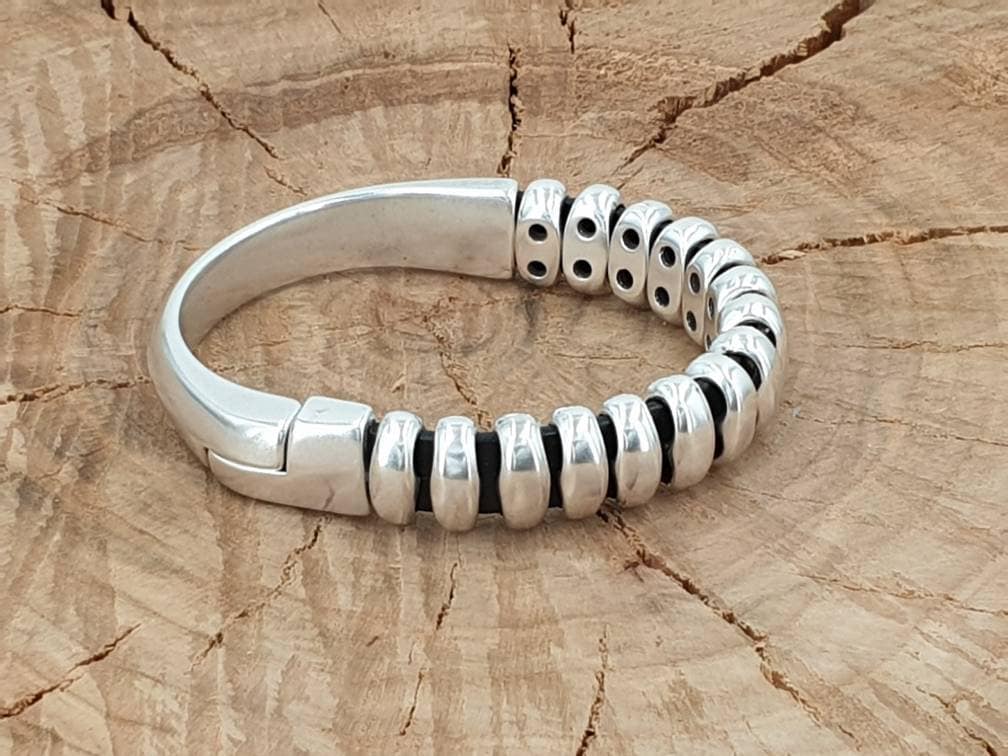 Metal bracelet, industrial bracelet, manly bracelet, for him, men gift, metal bracelet, masculine bracelet, Etsy star seller