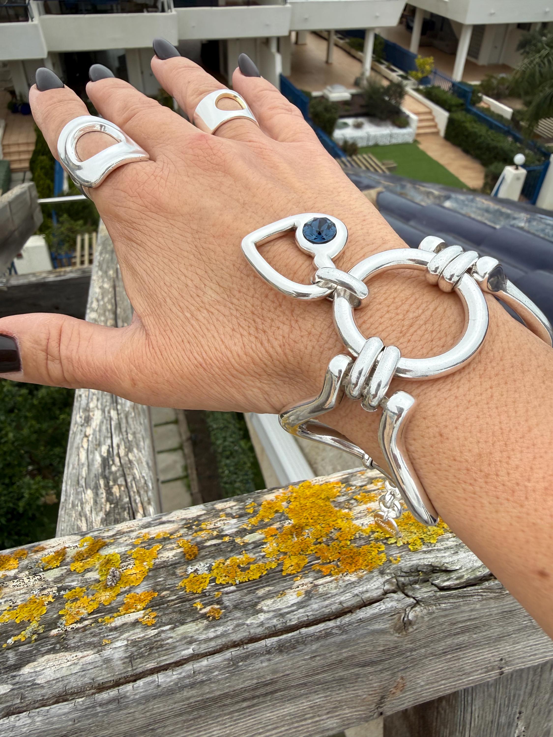 Statement Ring Chunky Silver Ring Gift For Birthday Gift Idea Bold Jewelry Silver Gift For Friend Gift For Mom Trendy