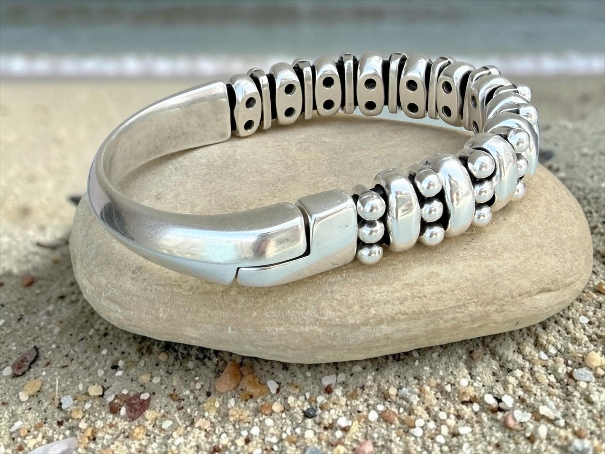 Chunky silver bracelets for men, silver cuff bracelet, metal half cuff bracelet, heavyweight silver bracelets, half cull bracelet, bangle