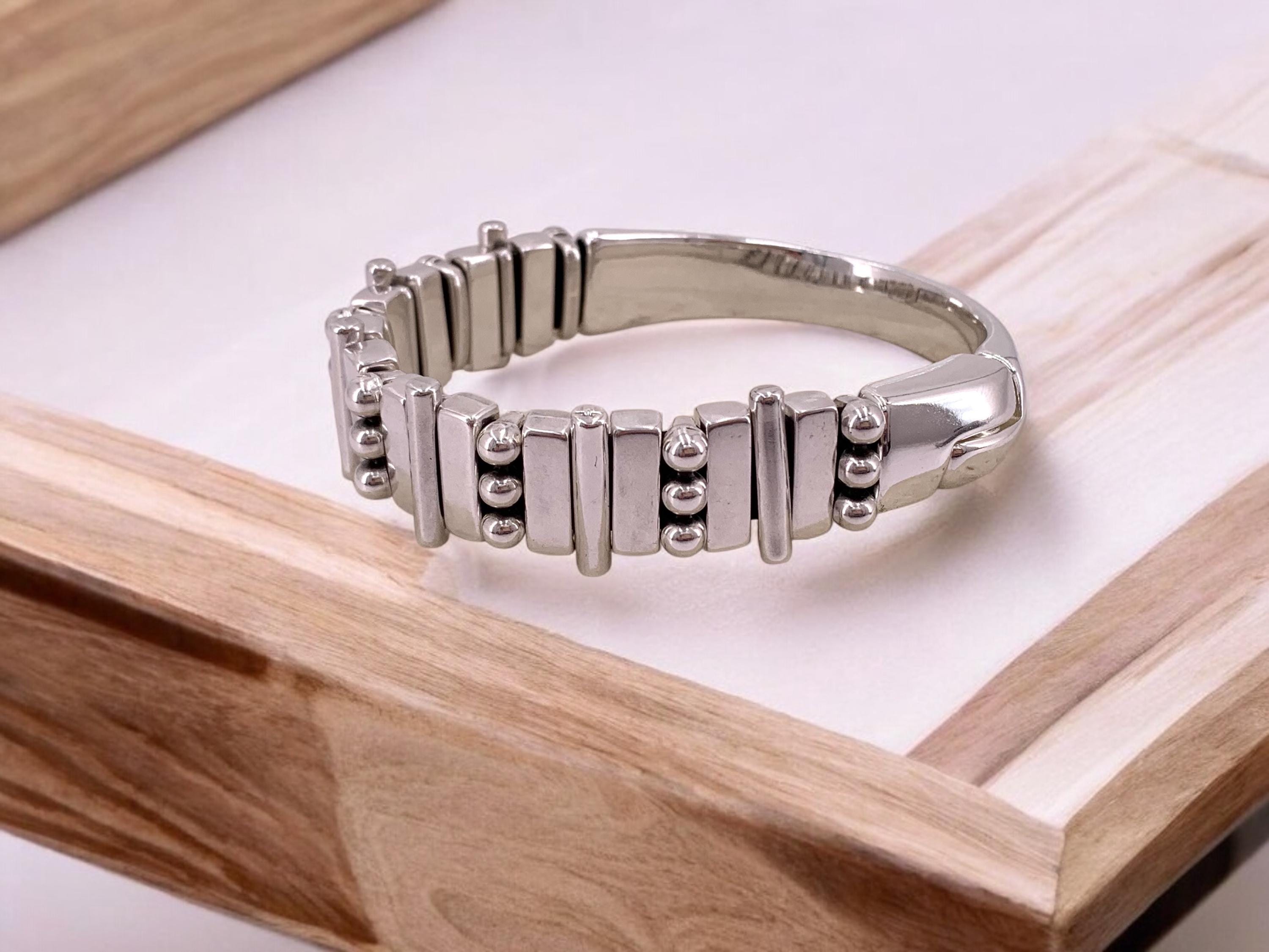 Industrial Silver plated unisex bracelet, masculine metal cuff, men urban style jewelry