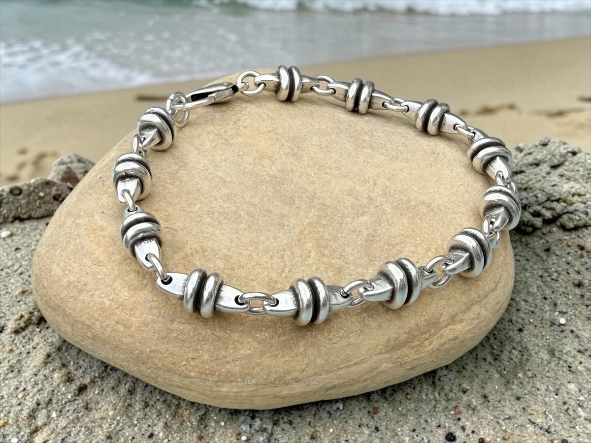 original chain bracelet for men, silver bracelet, male bracelet, bulky bracelet, statement bracelet, manly bracelet, metal bracelet for men