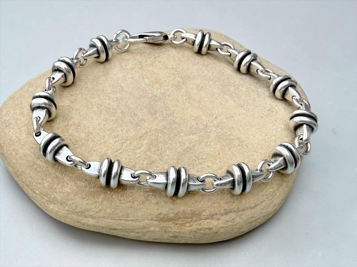 original chain bracelet for men, silver bracelet, male bracelet, bulky bracelet, statement bracelet, manly bracelet, metal bracelet for men