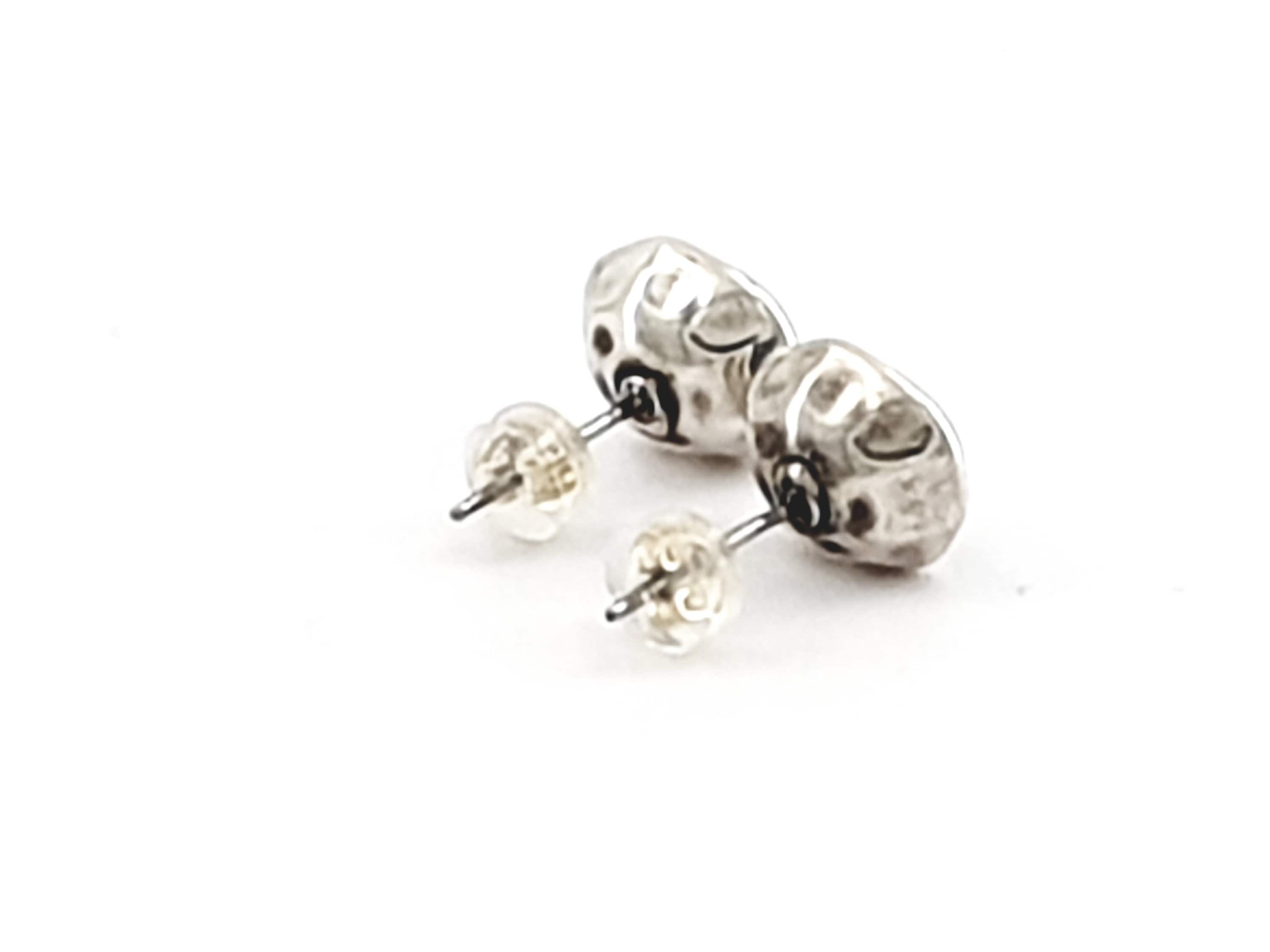 Swarovski Crystal sparkling Stud silver Earrings