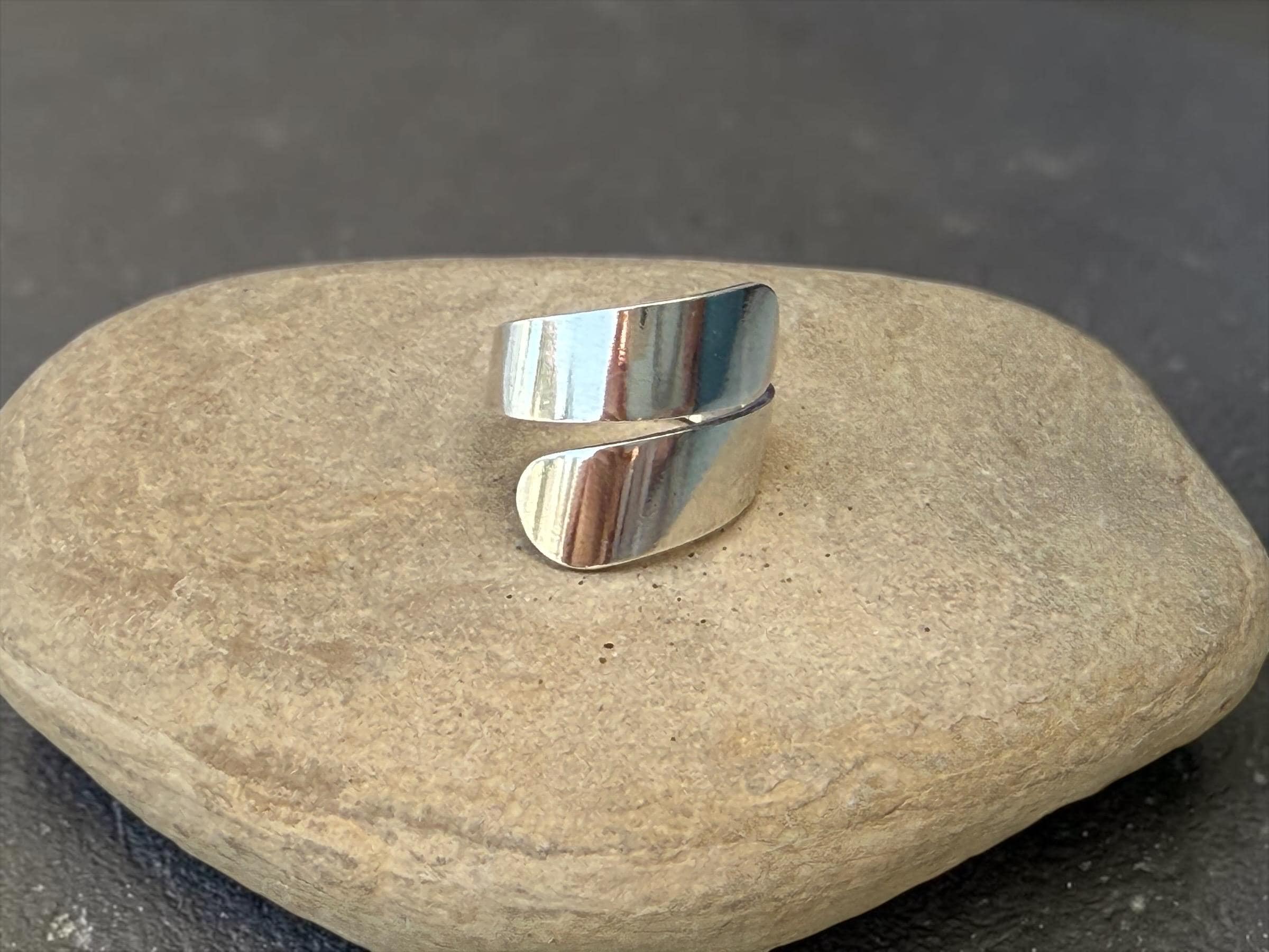 Statement ring, chunky ring, twisted silver ring, wide ring, bold silver ring, oversized ring,  ring, gift for women