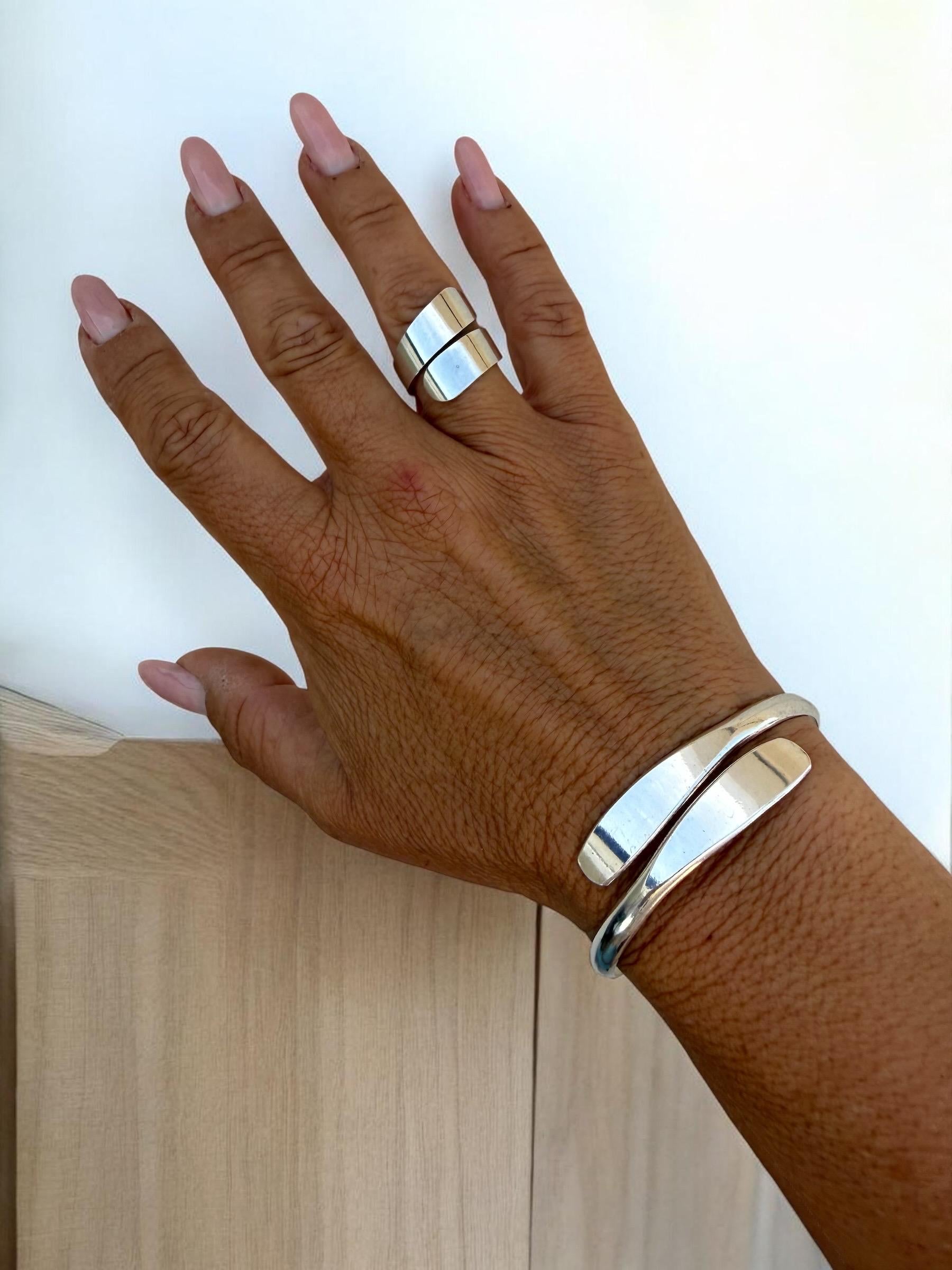 Statement ring, chunky ring, twisted silver ring, wide ring, bold silver ring, oversized ring,  ring, gift for women