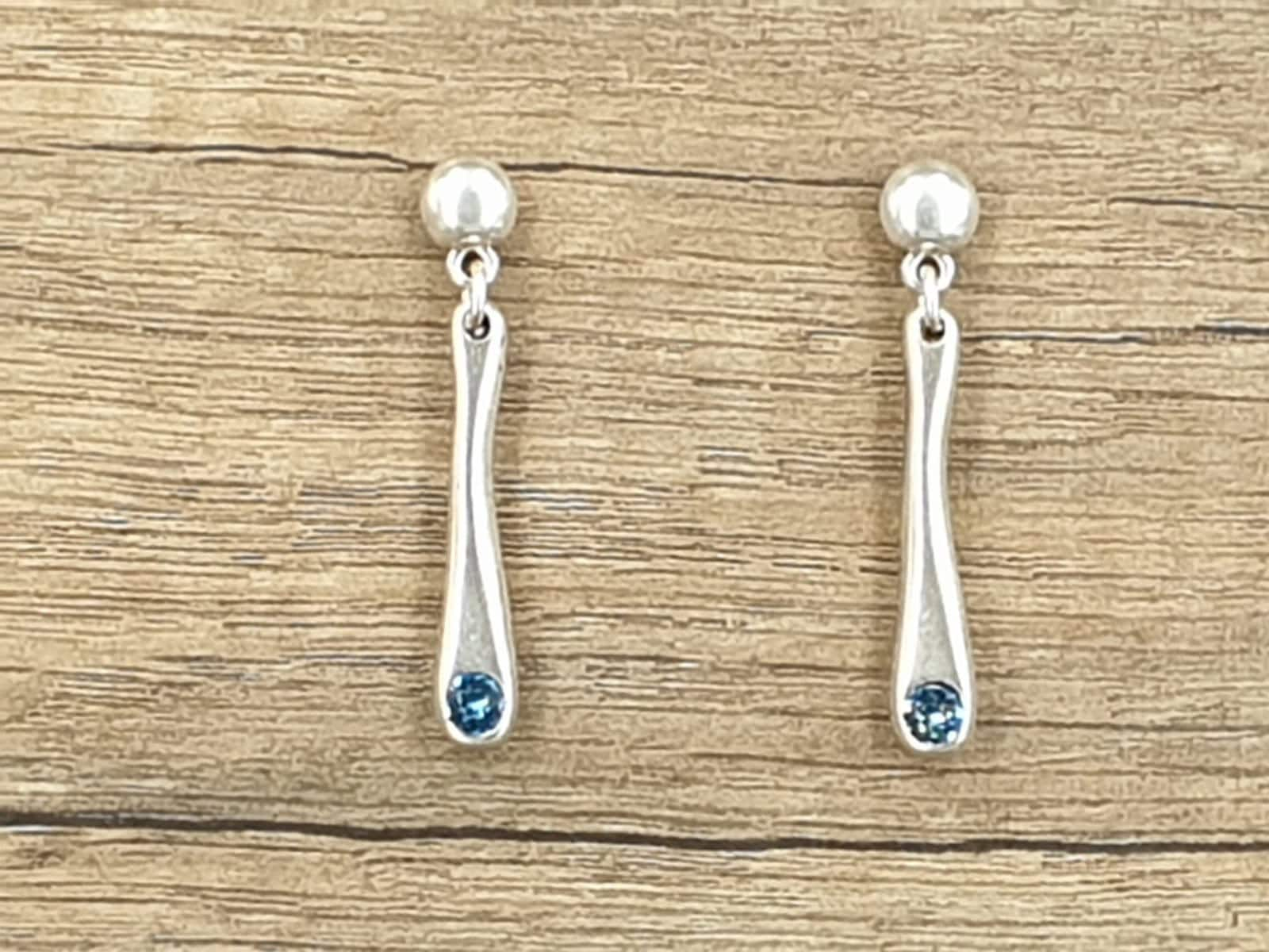 Boho silver long earrings, swarovski earrings, drop earrings, long earring, silver earrings, earrings, everyday earrings, dangle earrings