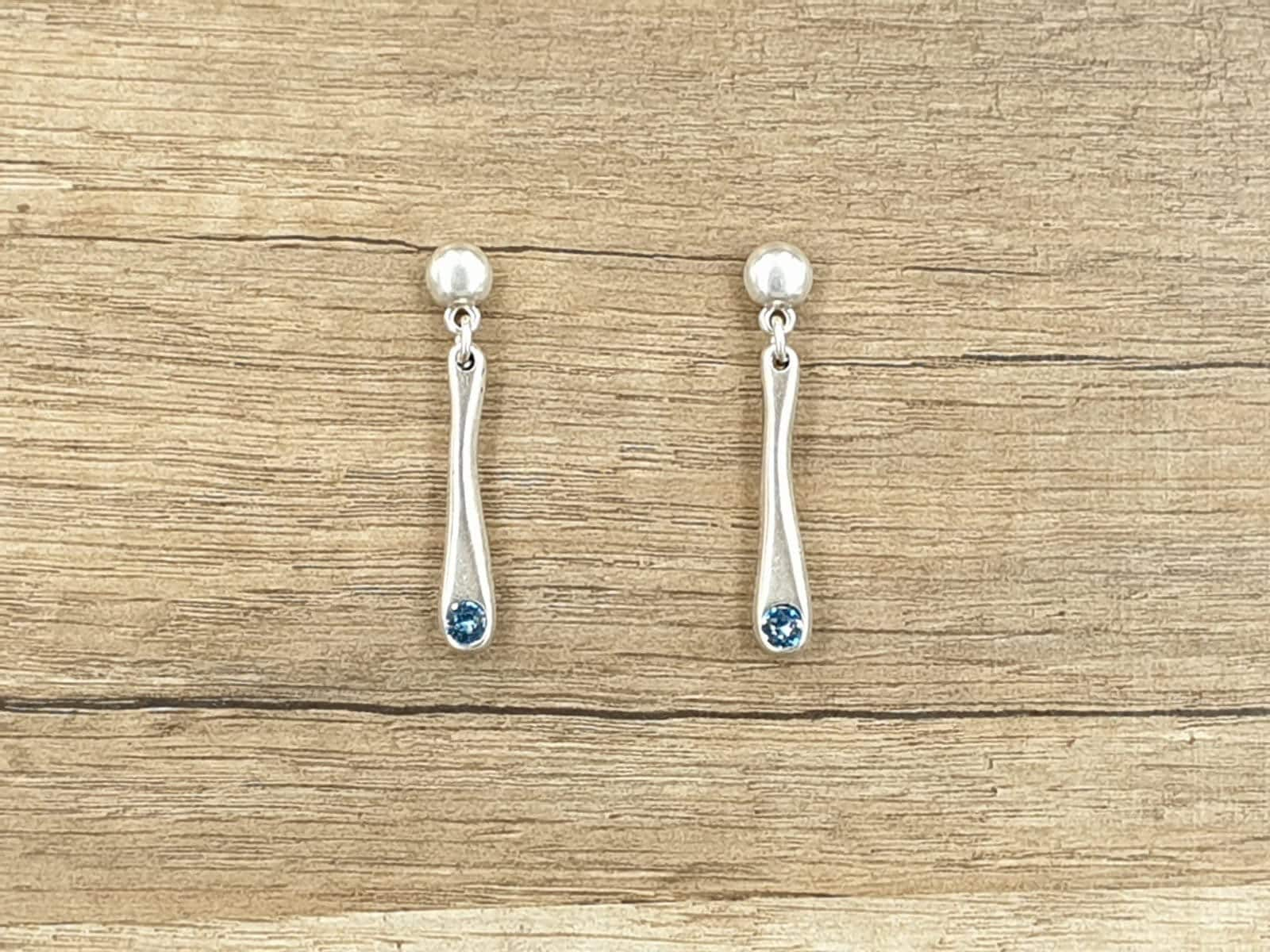 Boho silver long earrings, swarovski earrings, drop earrings, long earring, silver earrings, earrings, everyday earrings, dangle earrings