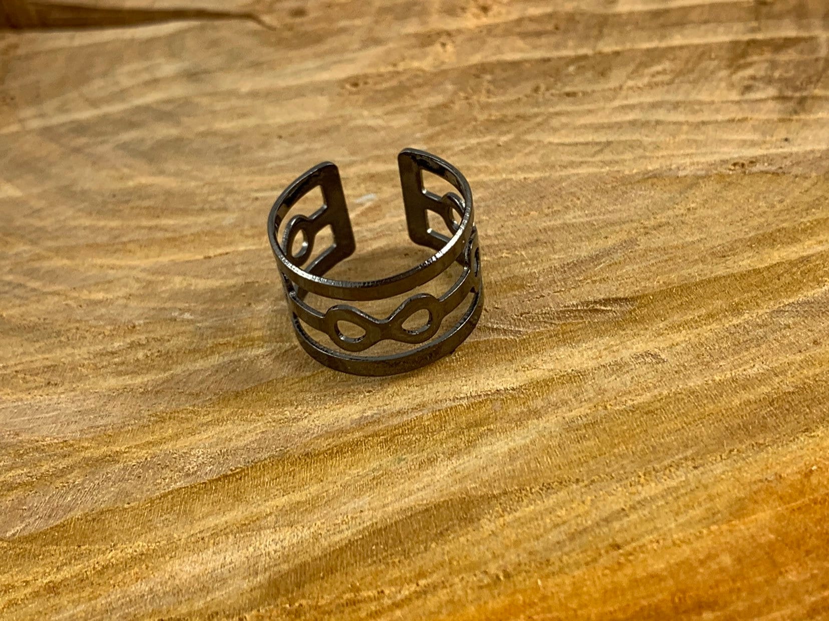 Woman Adjustable midi gunmetal Ring, boho ring, brass gunmetal ring, rock style ring, chunky ring, statement ring,