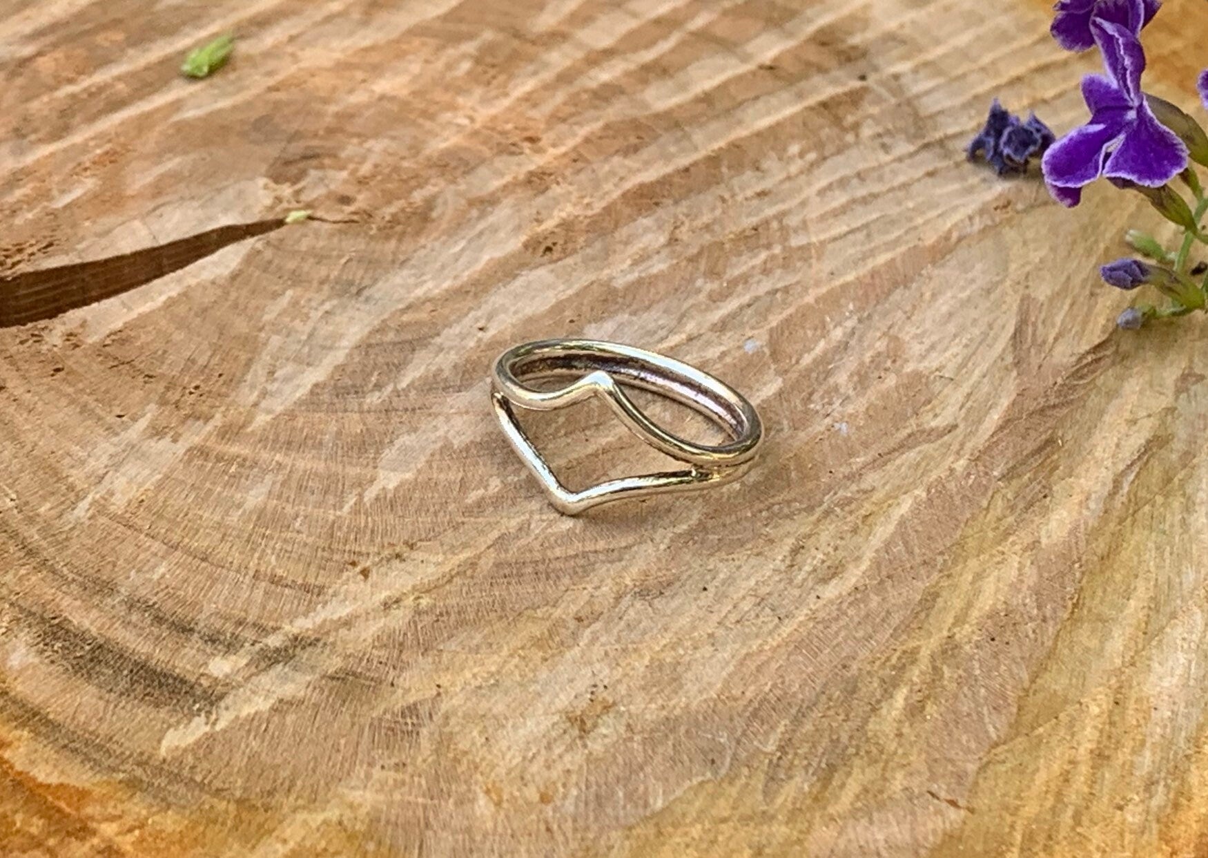 Rhombus ring, 925 sterling silver ring, Woman boho Ring, silver ring, minimalist ring, Uno de 50 style