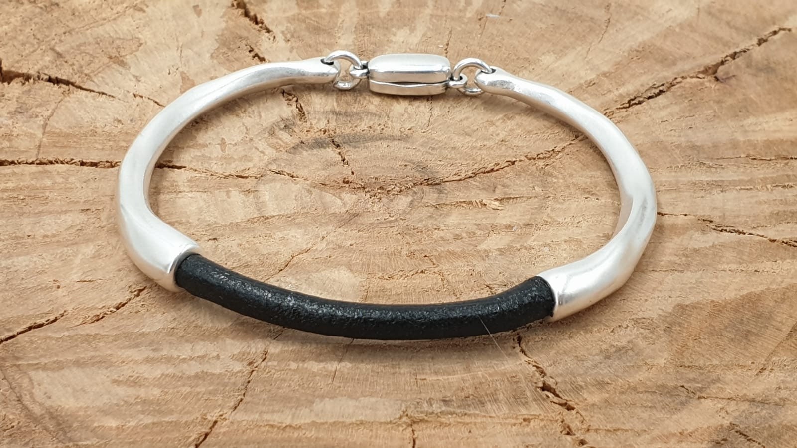 Gift for him, organic bracelet, hammered bracelet, silver  bracelet, handmade jewelry, personalized jewelry, jewelry, gifts for mom