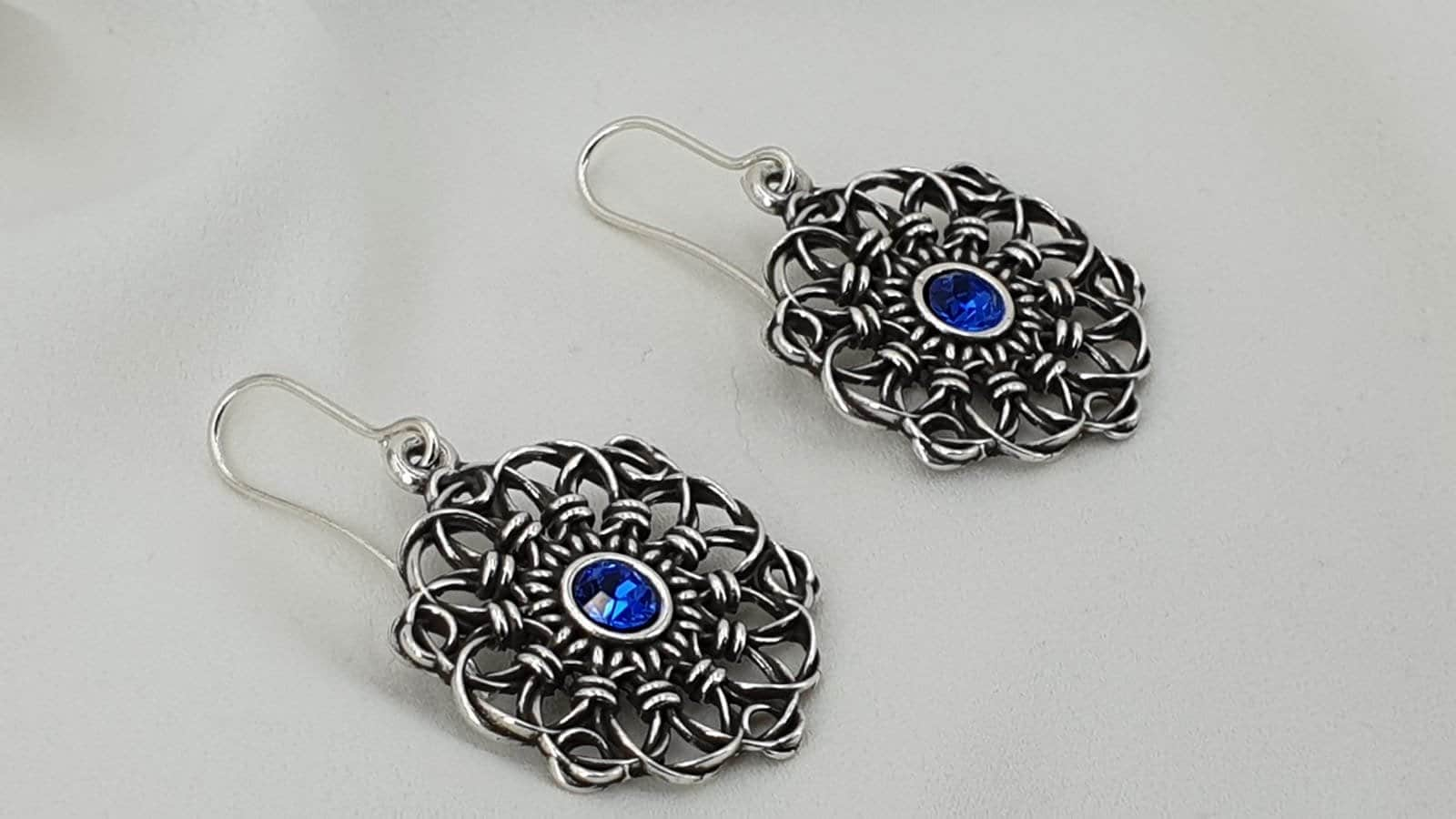 carved silver earrings, half moon earrings, dangle earrings, ethnic tribal boho earrings, hippie earrings, dropped earring, long earrings