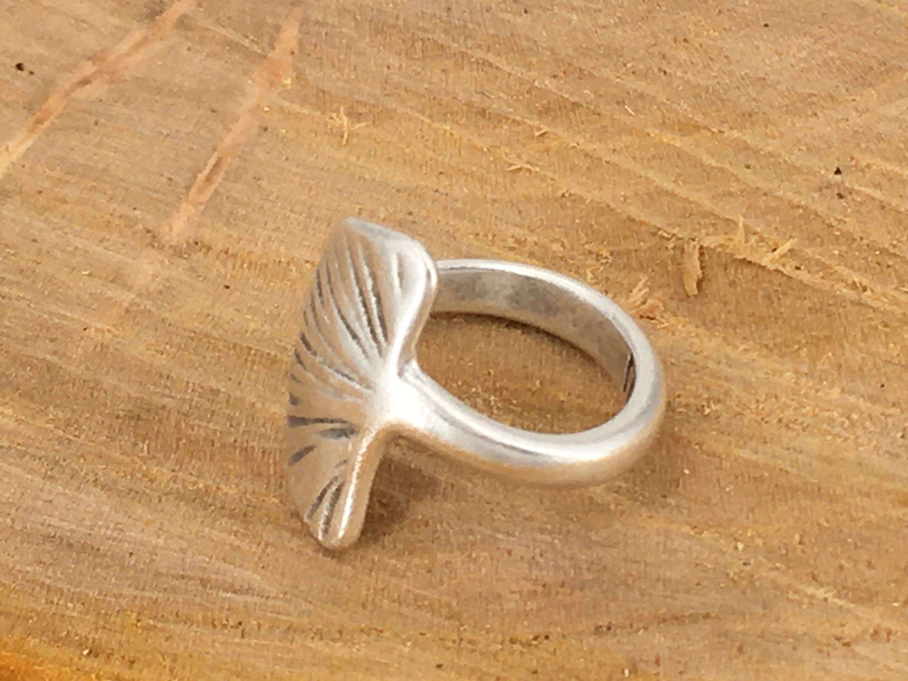 Ginkgo leaf jewelry, Ginkgo leaf ring, silver Ring, gold ring, boho jewelry, leaf ring, statement ring,  style