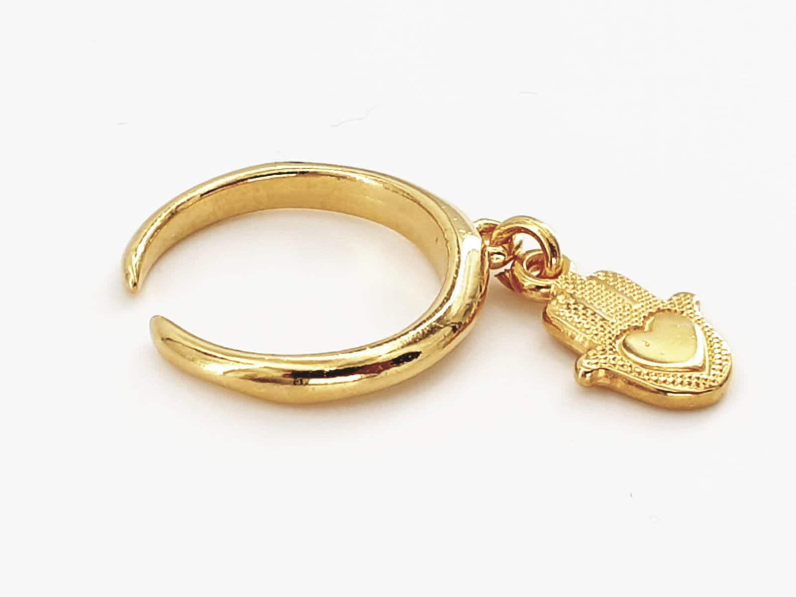 Anillo de encanto, anillo de encanto de mano de Fátima, anillo de plata boho, anillo de oro boho, anillo minimalista, anillo de declaración, anillo boho, estilo