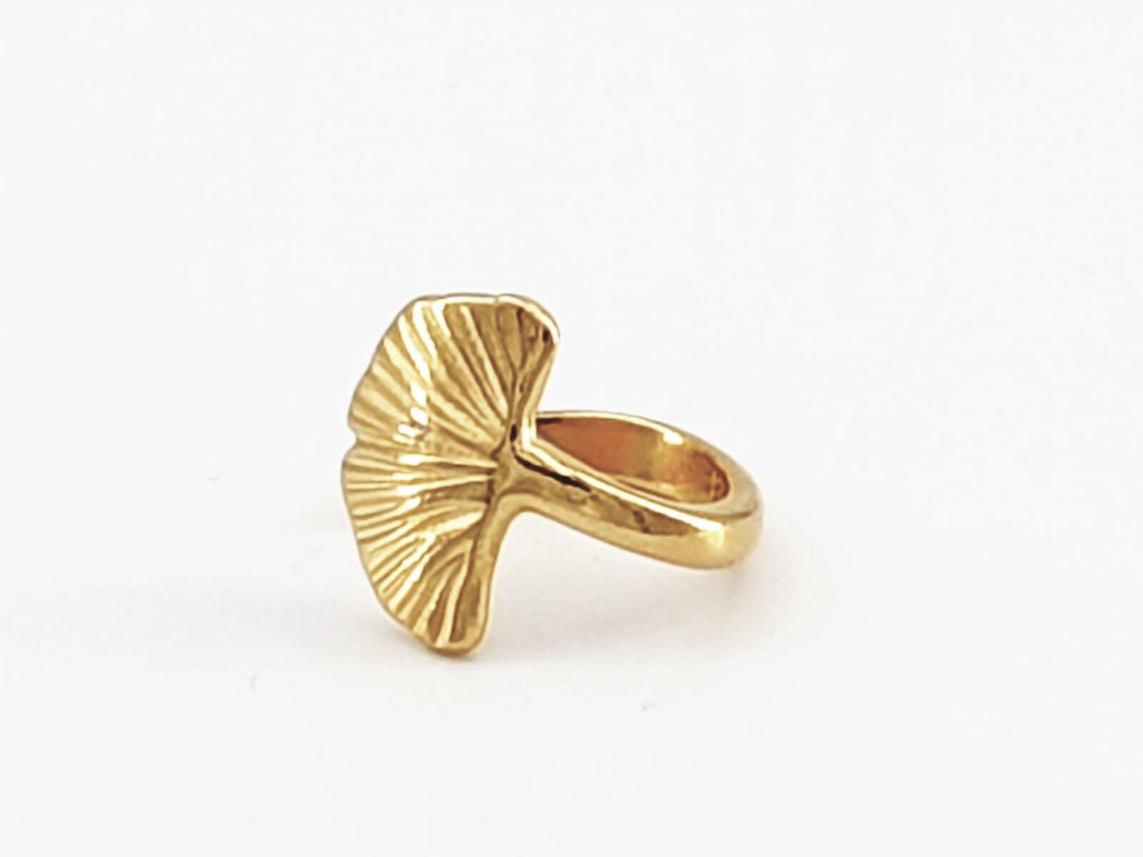 Ginkgo leaf jewelry, Ginkgo leaf ring, silver Ring, gold ring, boho jewelry, leaf ring, statement ring,  style