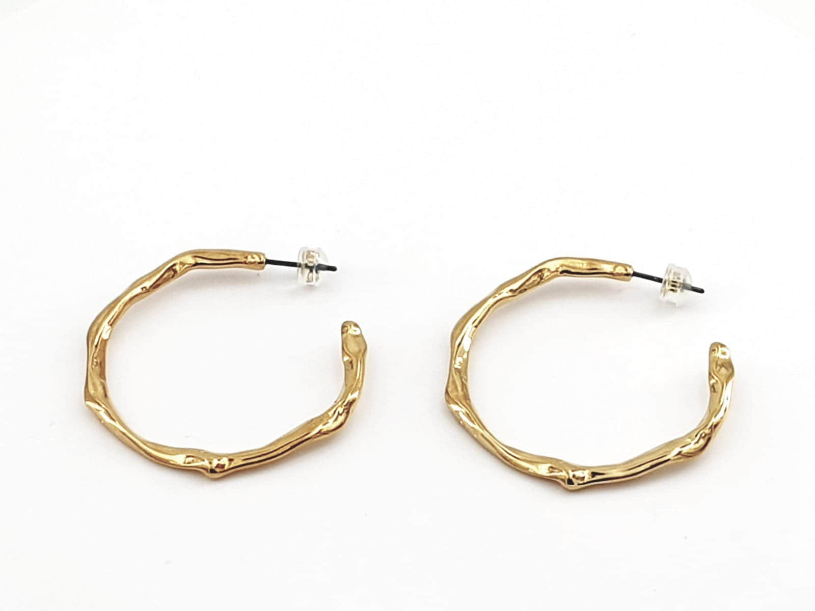 chunky gold earrings, silver and gold engraved hoop earrings, solid hoop earrings, big hoops earring, oversize hoop, , gift