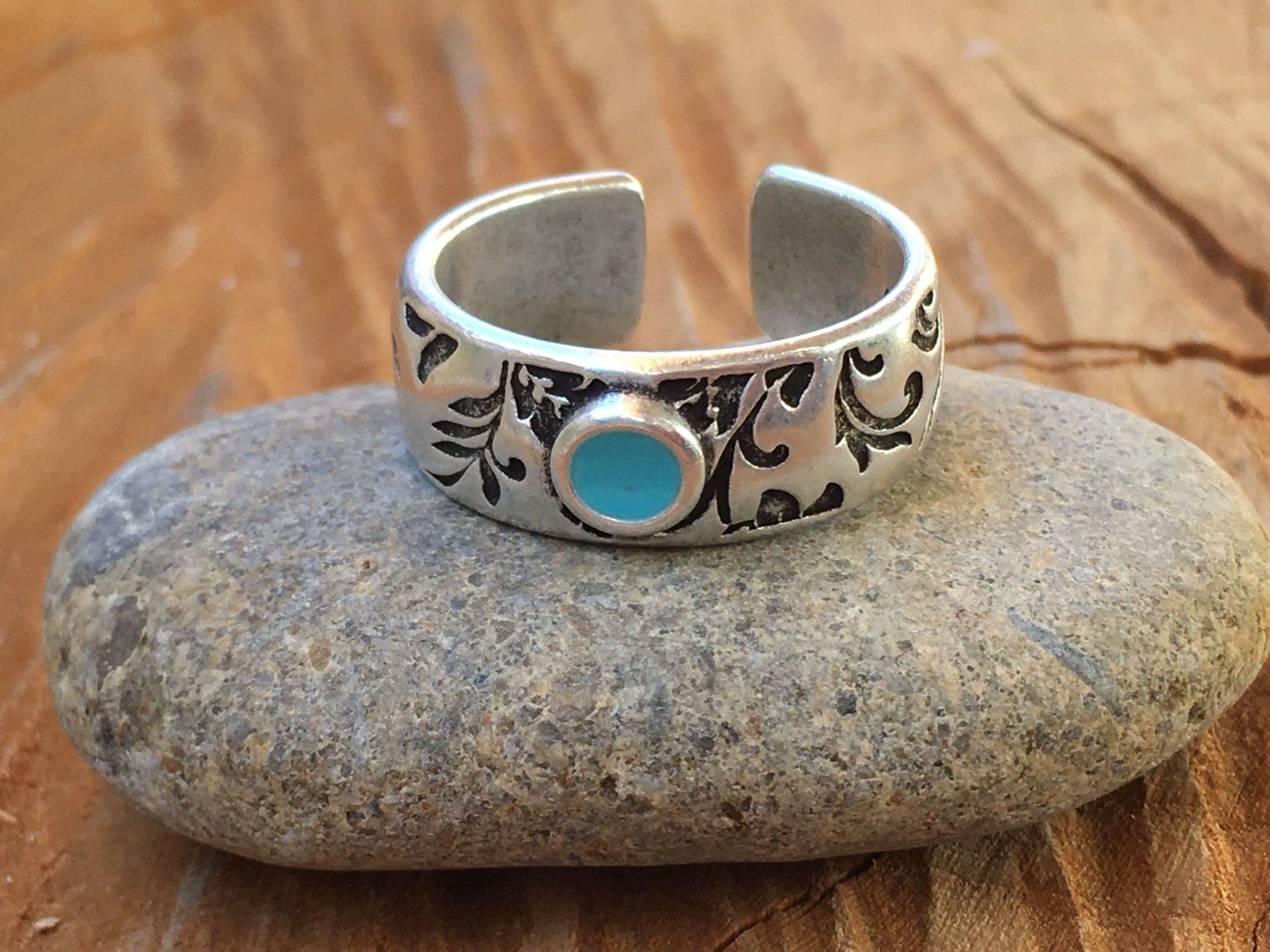 Chunky ring, Silver boho ring, engraved  boho silver ring, open band silver ring, Statement ring,