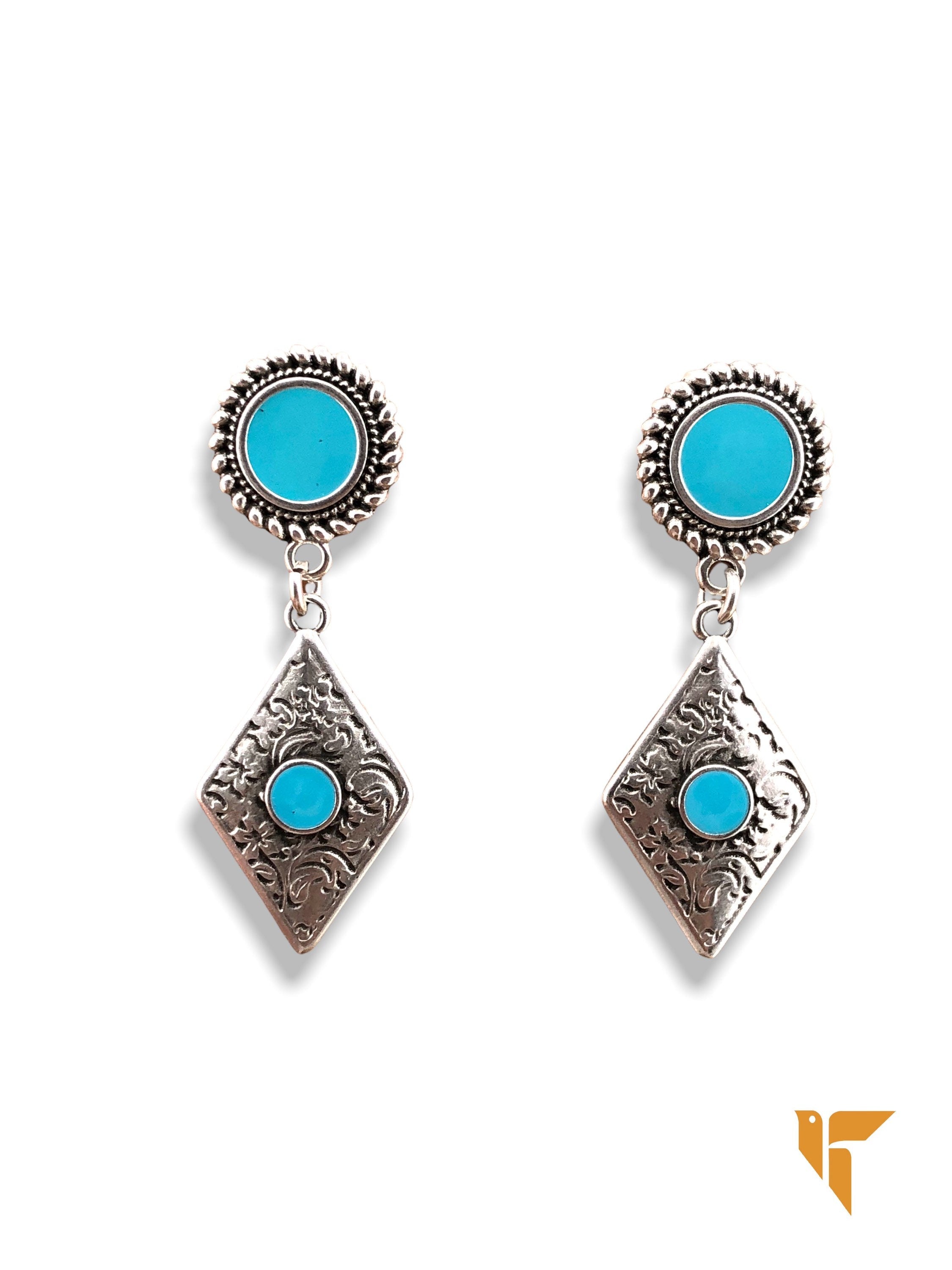 Long tear earrings, ethnic earrings, large tribal earrings, chunky silver earrings, blue earrings,  style; Turkish earrings,