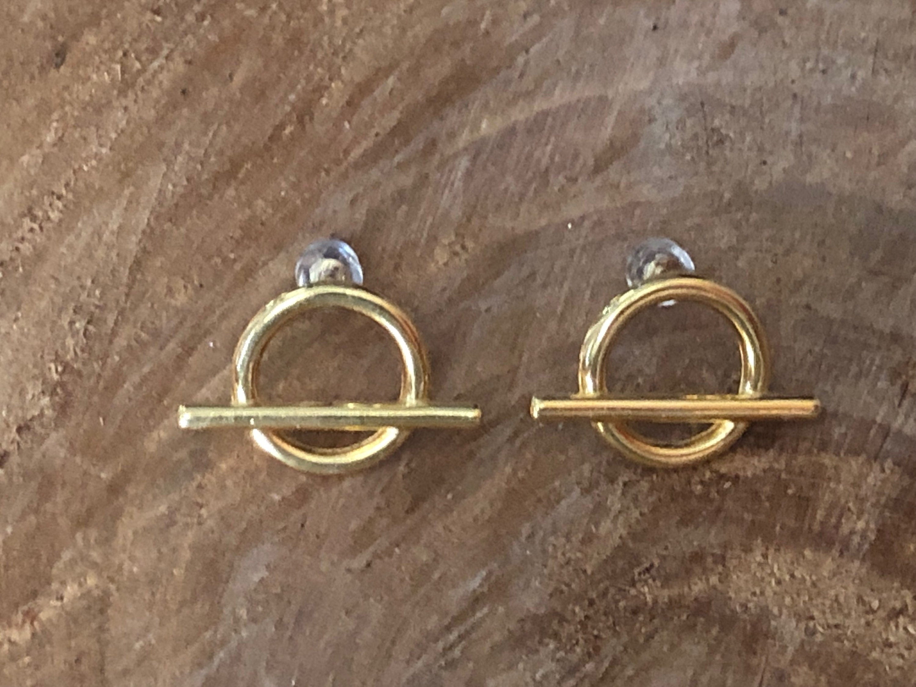 Pendientes diminutos de todos los días, pendientes geométricos de oro, pendientes tribales, pendiente de mujer, pendientes de declaración, pendientes de estilo