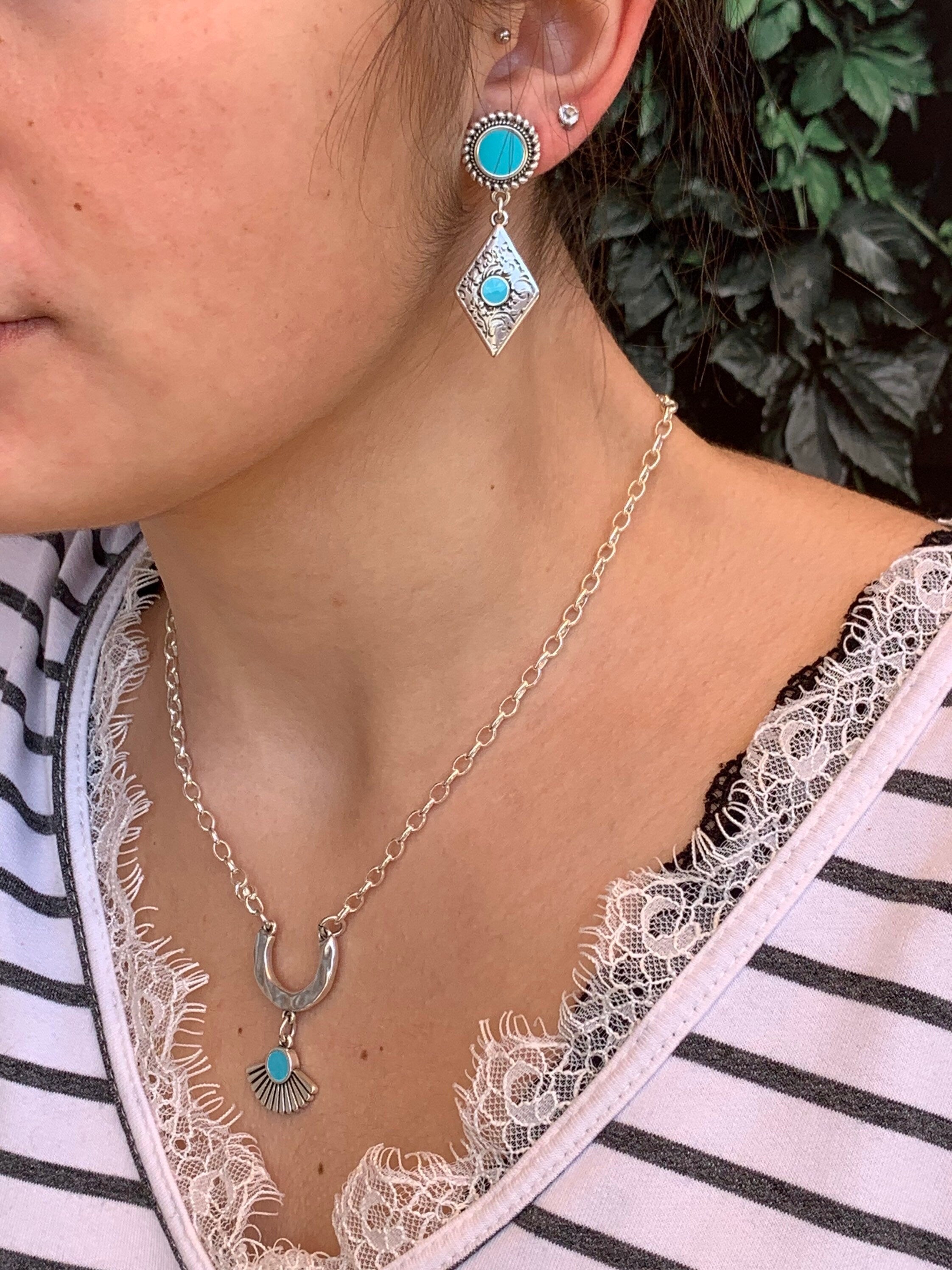 Long tear earrings, ethnic earrings, large tribal earrings, chunky silver earrings, blue earrings,  style; Turkish earrings,