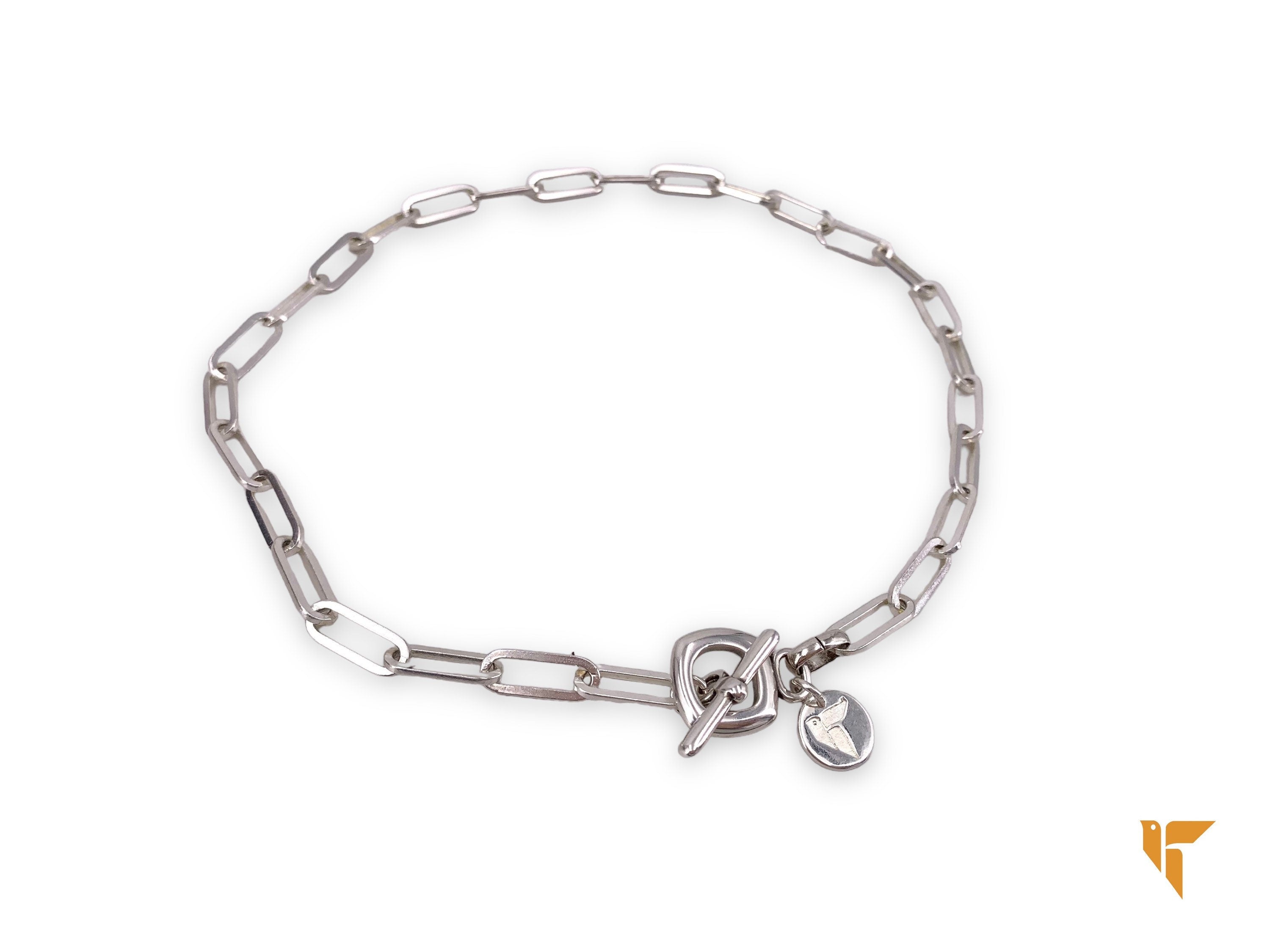 Collar de cadena de plata gruesa para mujer, collar de cadena de plata, collar grueso, collar de eslabones grandes, collar de mujer, gargantilla estilo