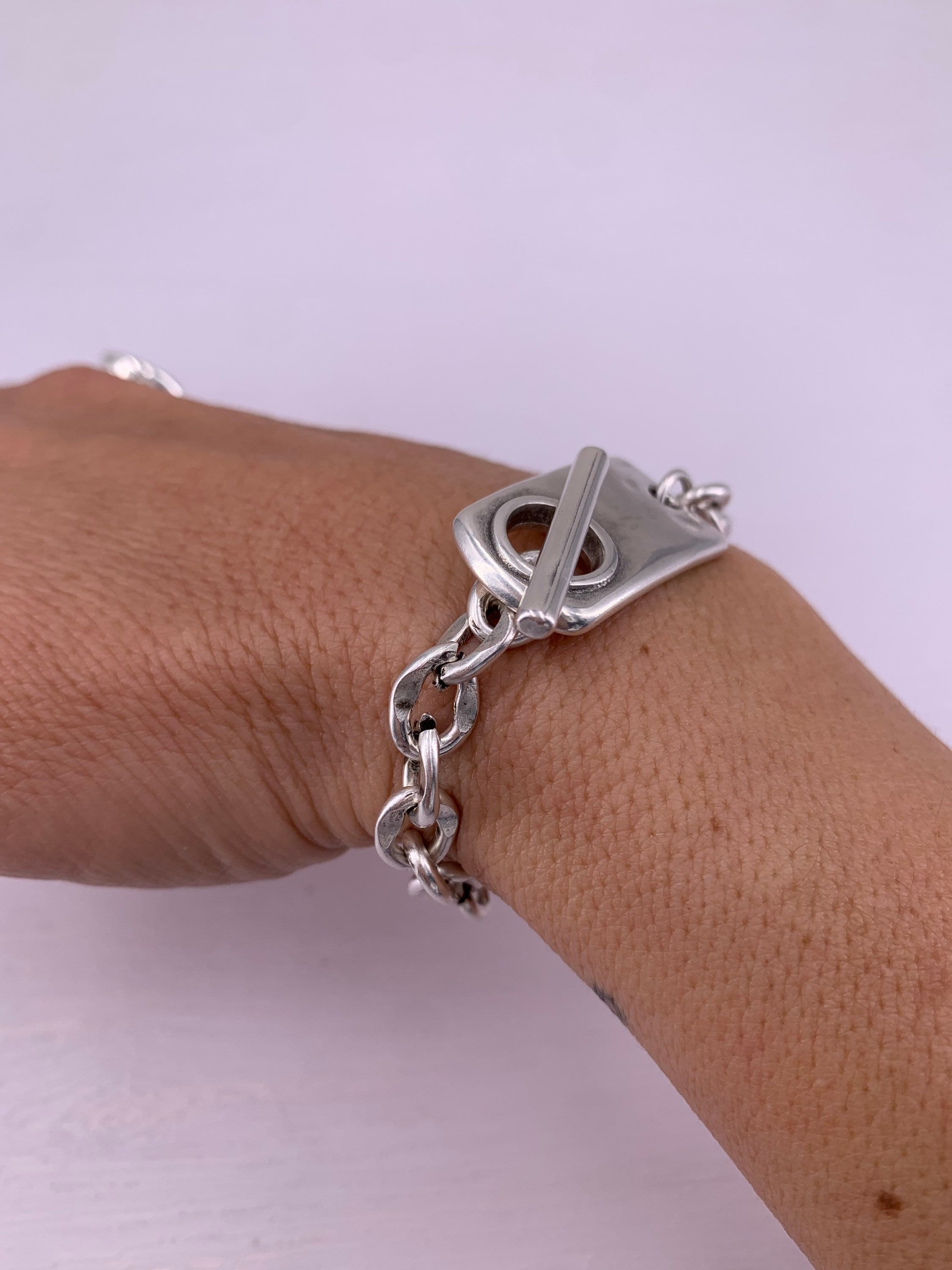 Chunky silver chain bracelet, statement bracelet, silver chain bracelet, chunky bracelet, rock bracelet,