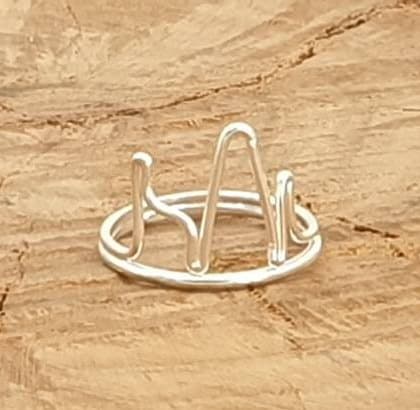 Anillo latido del corazón, anillo de plata de ley 925, Anillo boho mujer, anillo de amor, anillo minimalista